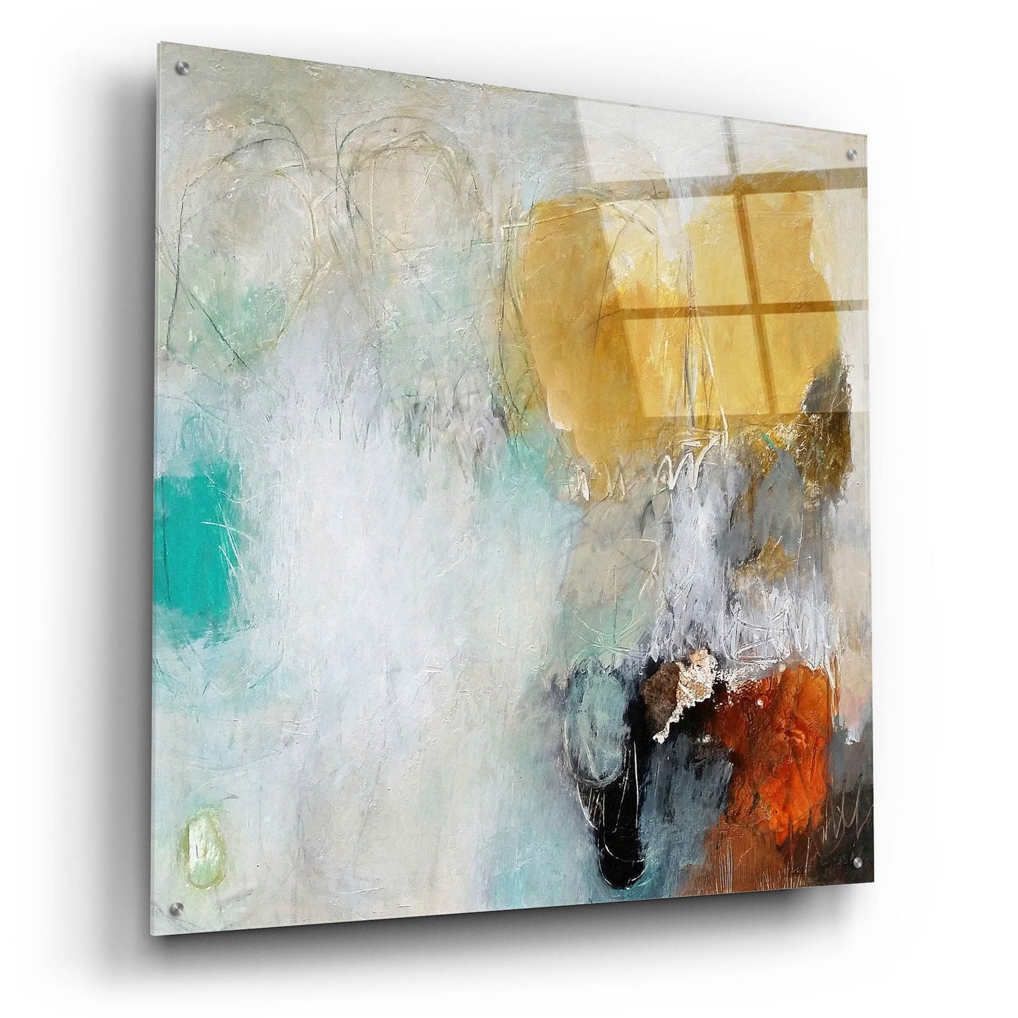 Epic Art 'Fears Burn Down' by Nicole Hoeft, Acrylic Glass Wall Art,36x36