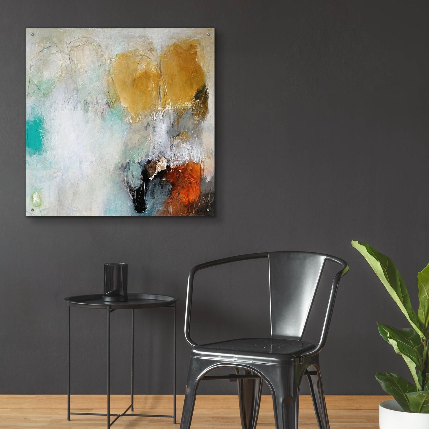 Epic Art 'Fears Burn Down' by Nicole Hoeft, Acrylic Glass Wall Art,36x36