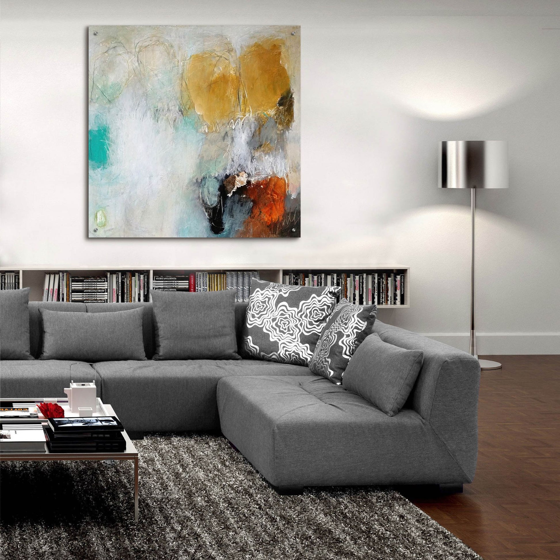 Epic Art 'Fears Burn Down' by Nicole Hoeft, Acrylic Glass Wall Art,36x36