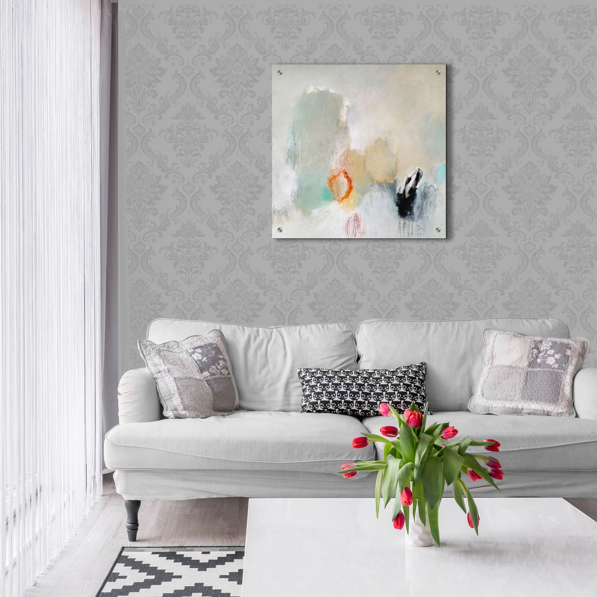 Epic Art 'Never Pass Here' by Nicole Hoeft, Acrylic Glass Wall Art,24x24