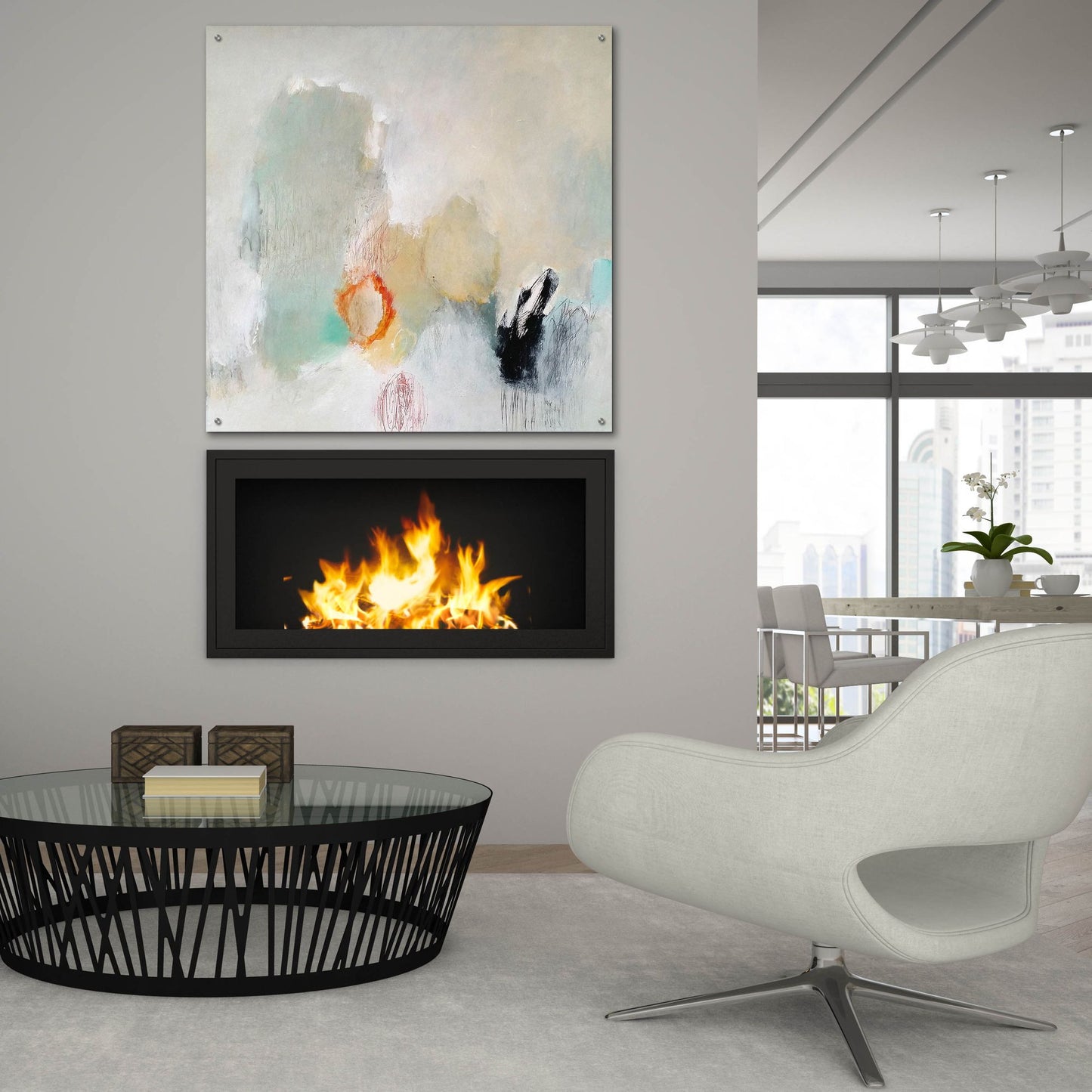Epic Art 'Never Pass Here' by Nicole Hoeft, Acrylic Glass Wall Art,36x36