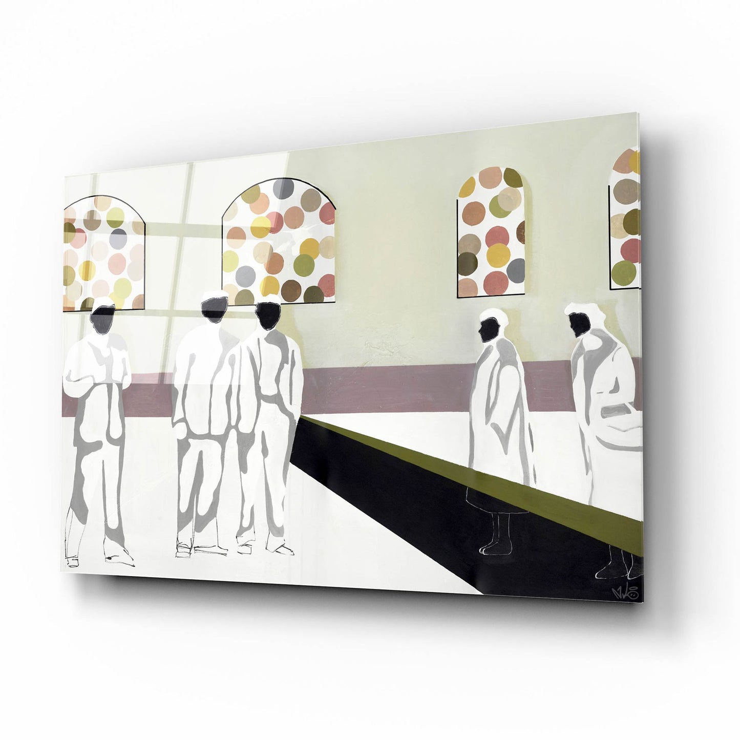 Epic Art 'The Market' by Nicolai Kubel Olesen, Acrylic Glass Wall Art,16x12