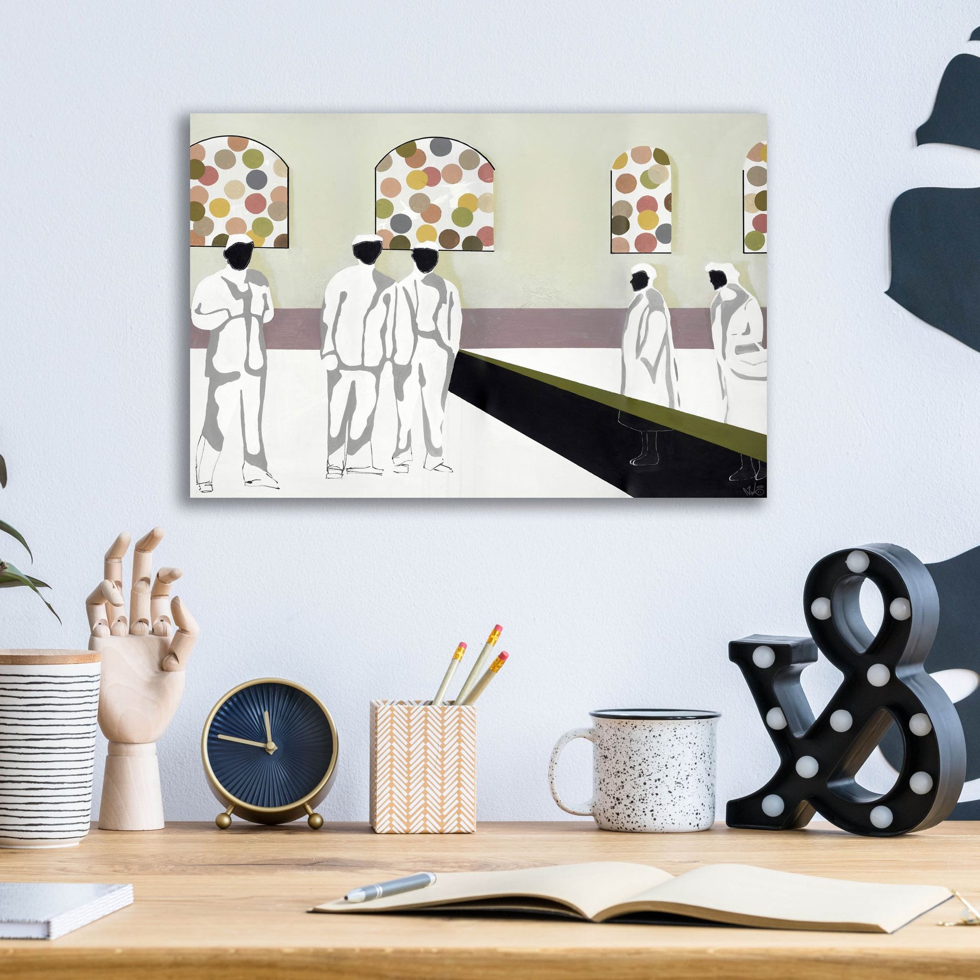 Epic Art 'The Market' by Nicolai Kubel Olesen, Acrylic Glass Wall Art,16x12