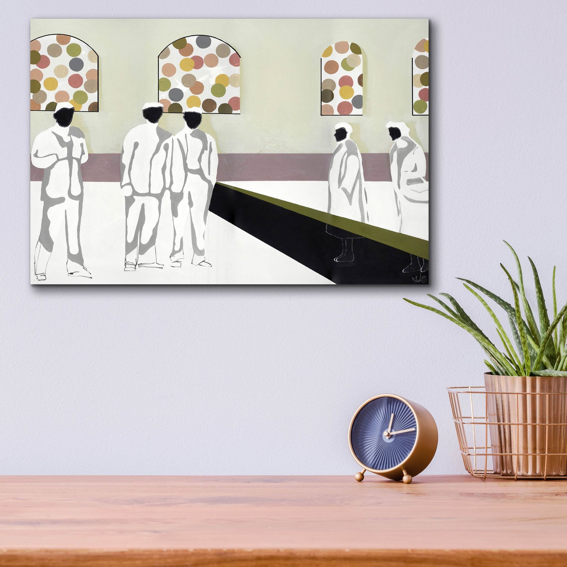 Epic Art 'The Market' by Nicolai Kubel Olesen, Acrylic Glass Wall Art,16x12