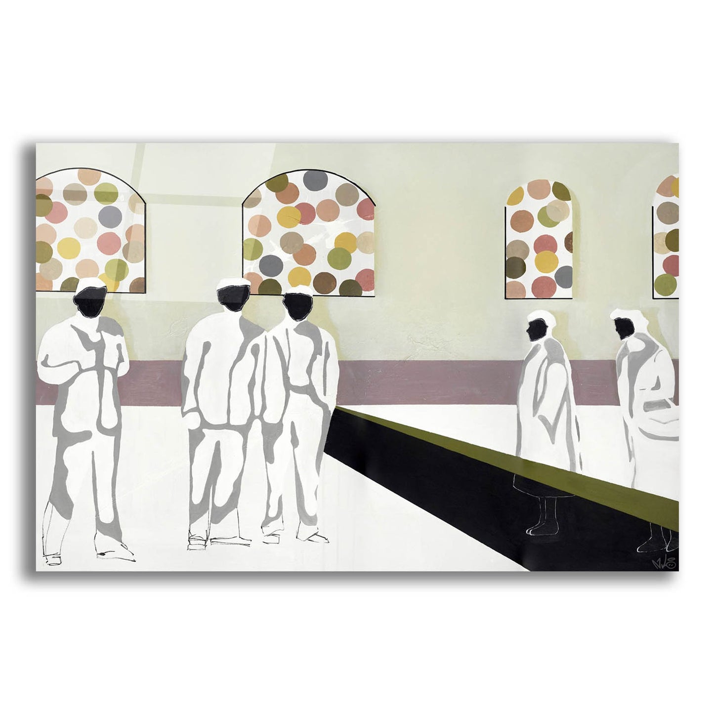 Epic Art 'The Market' by Nicolai Kubel Olesen, Acrylic Glass Wall Art,24x16