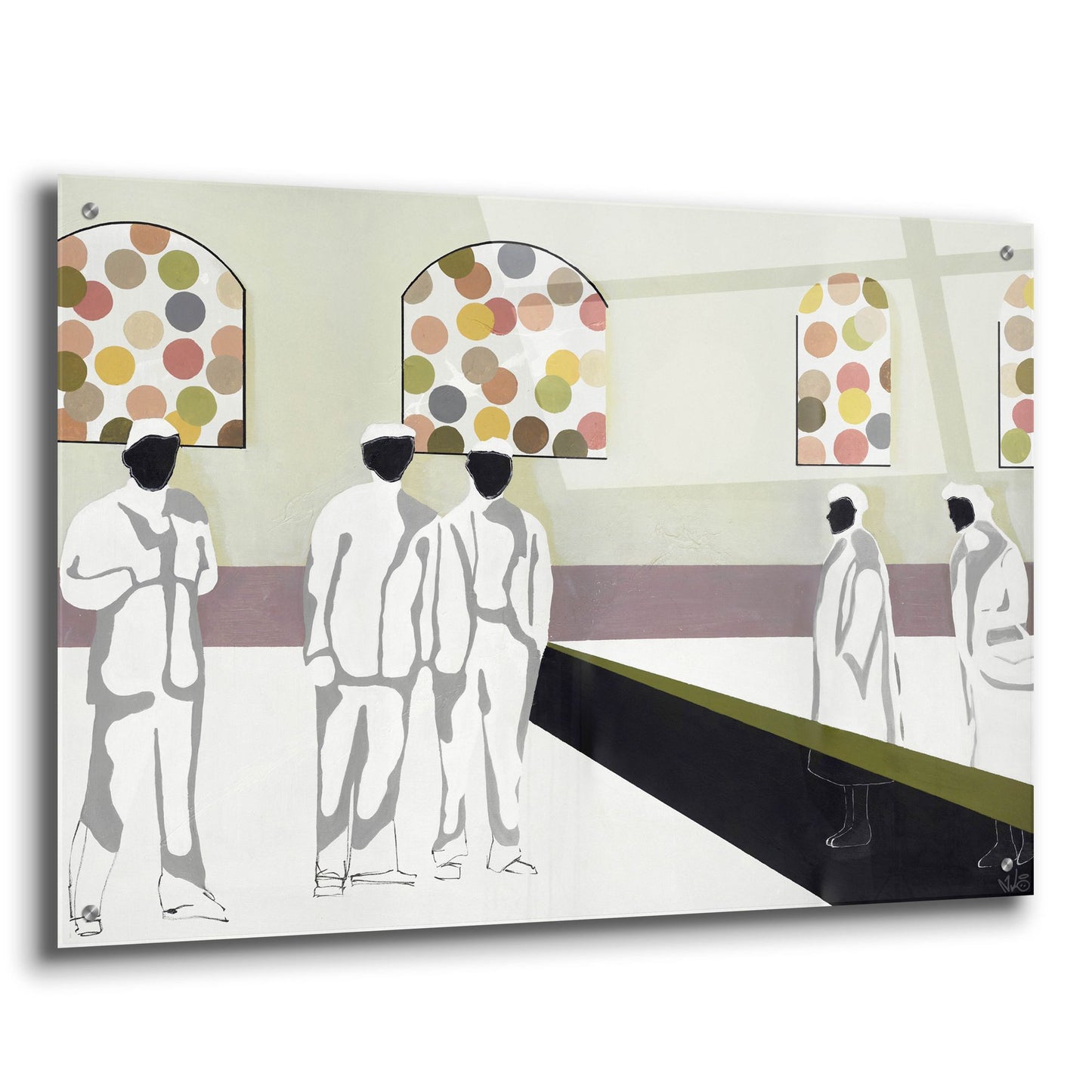 Epic Art 'The Market' by Nicolai Kubel Olesen, Acrylic Glass Wall Art,36x24