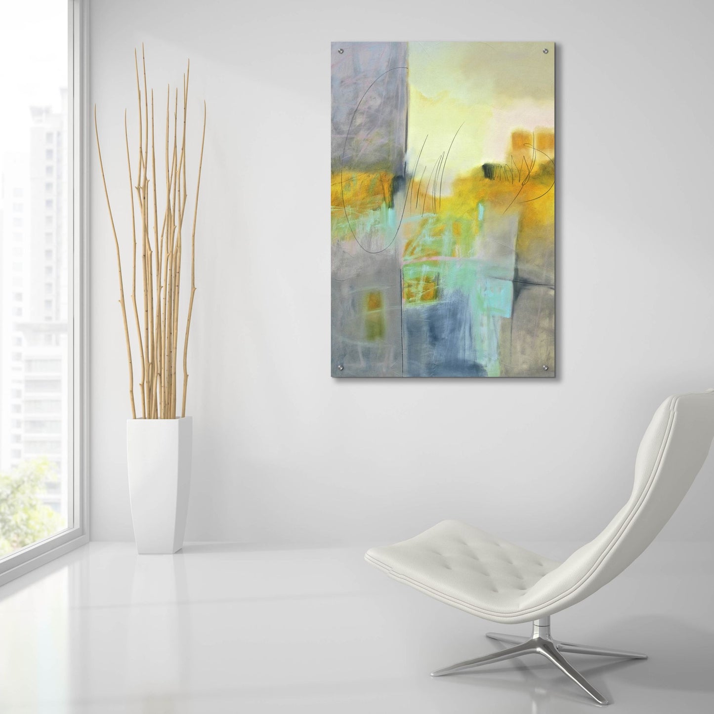 Epic Art 'Echo I' by Pam Hassler, Acrylic Glass Wall Art,24x36