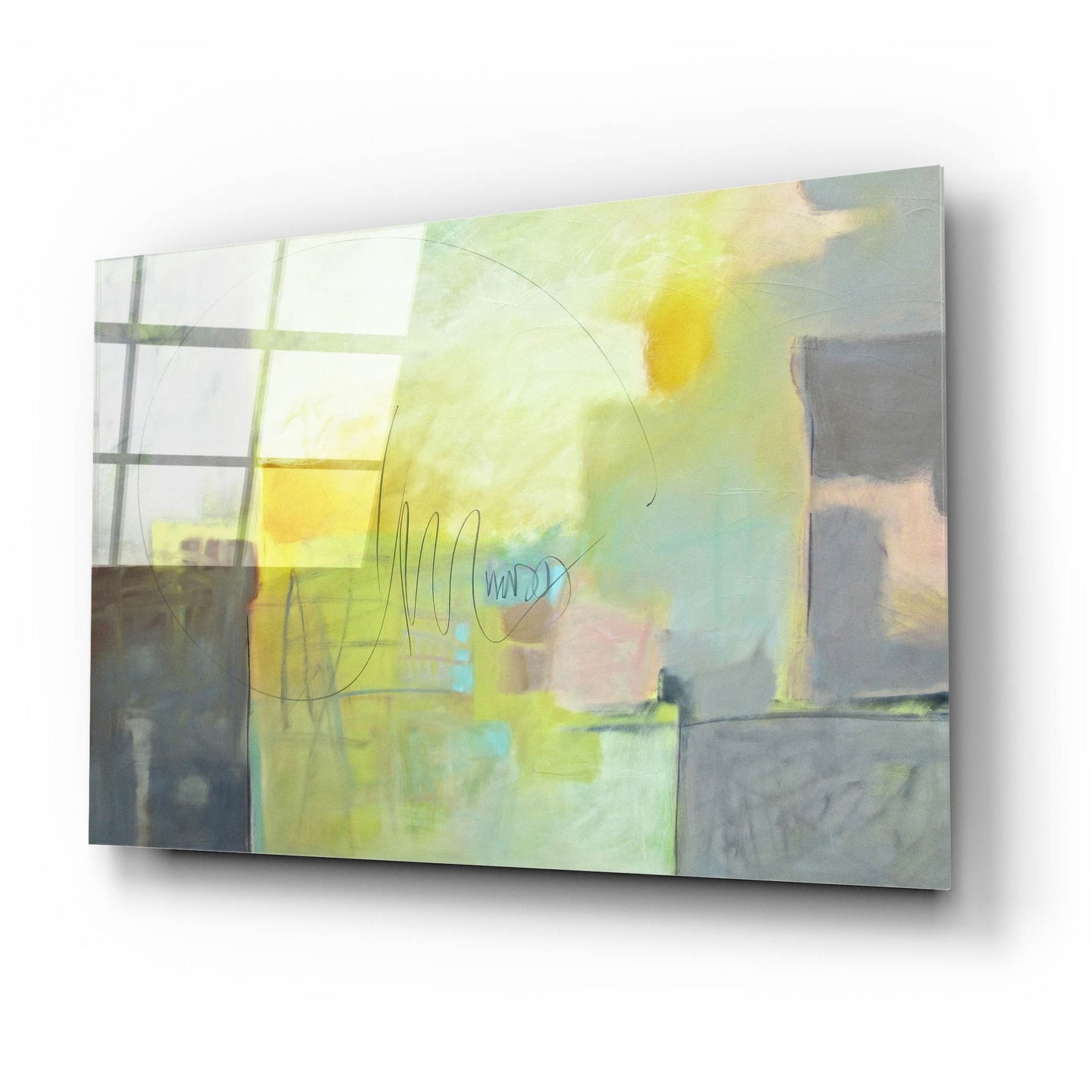 Epic Art 'Echo Ii' by Pam Hassler, Acrylic Glass Wall Art,24x16