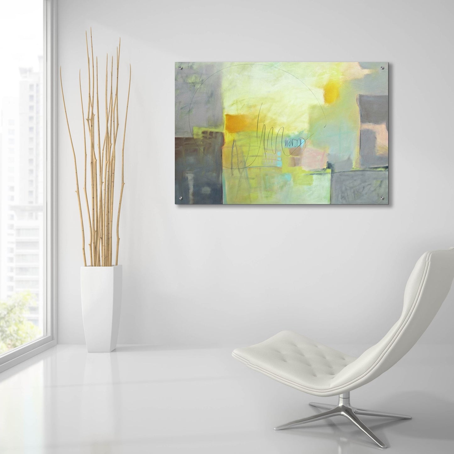 Epic Art 'Echo Ii' by Pam Hassler, Acrylic Glass Wall Art,36x24