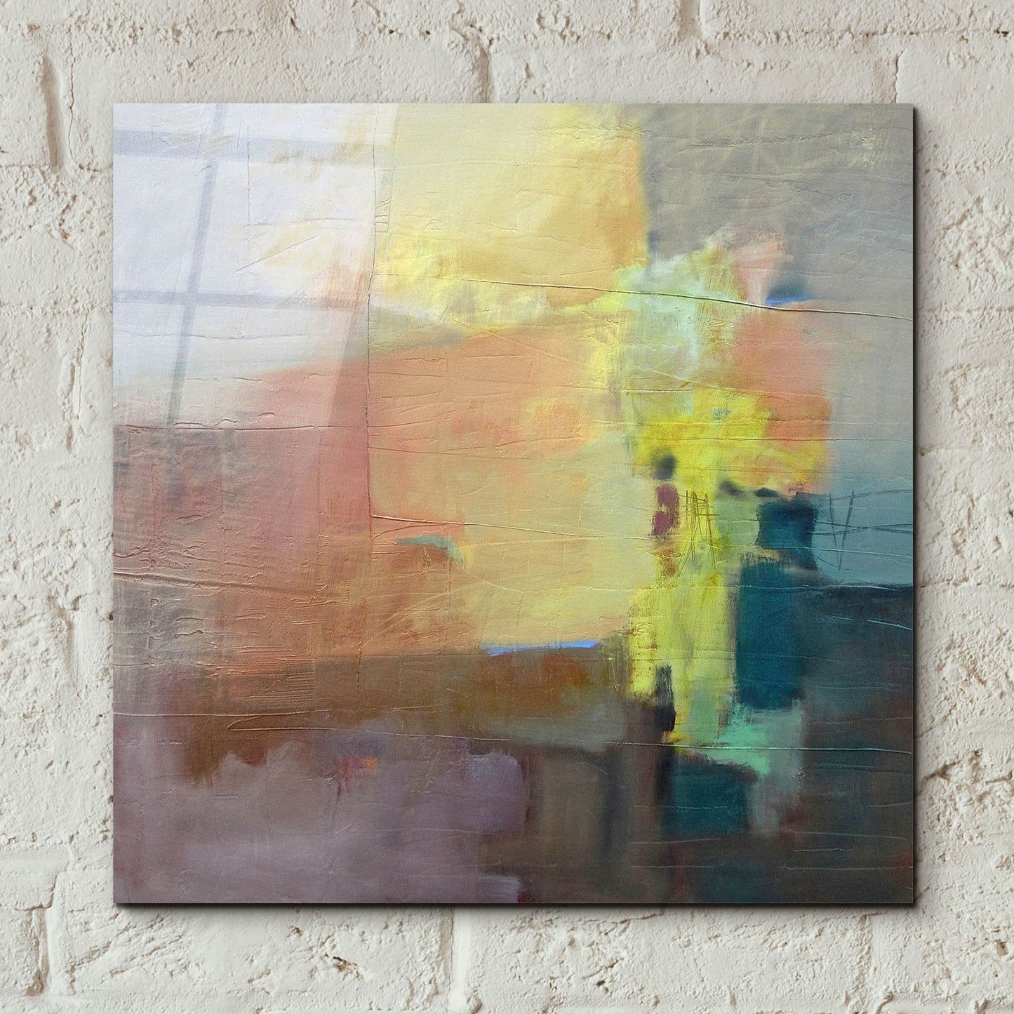 Epic Art 'Homage I' by Pam Hassler, Acrylic Glass Wall Art,12x12