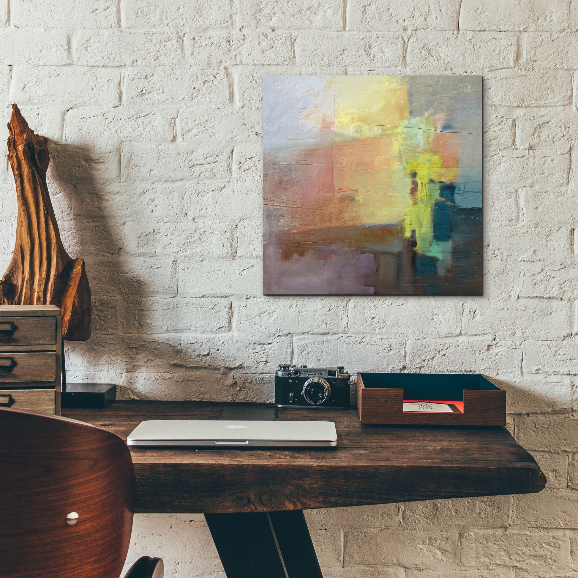 Epic Art 'Homage I' by Pam Hassler, Acrylic Glass Wall Art,12x12