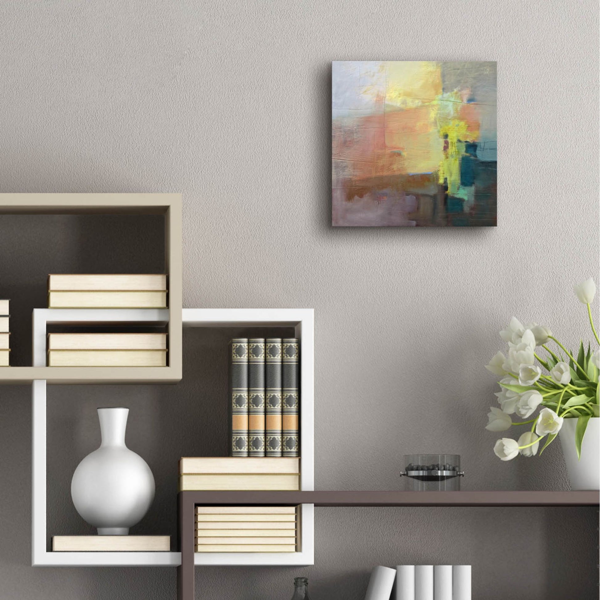 Epic Art 'Homage I' by Pam Hassler, Acrylic Glass Wall Art,12x12