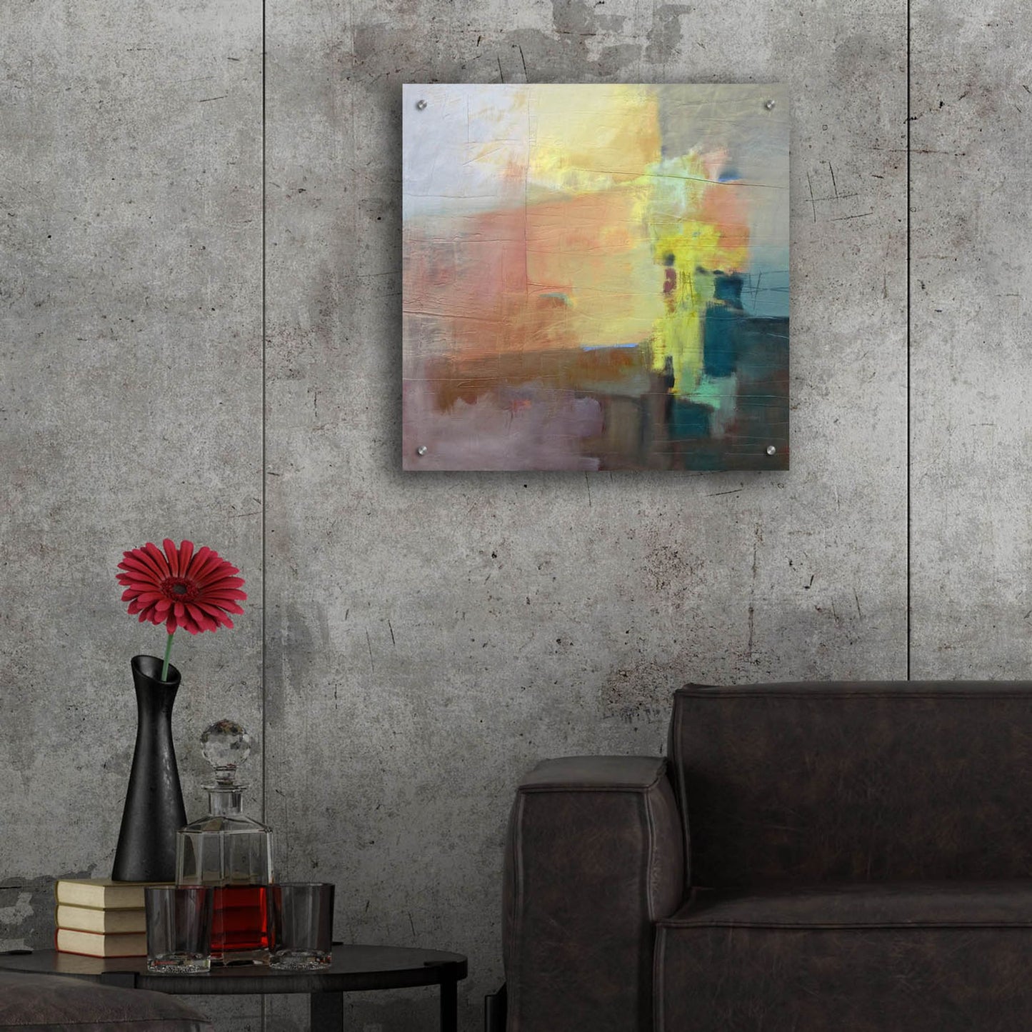 Epic Art 'Homage I' by Pam Hassler, Acrylic Glass Wall Art,24x24
