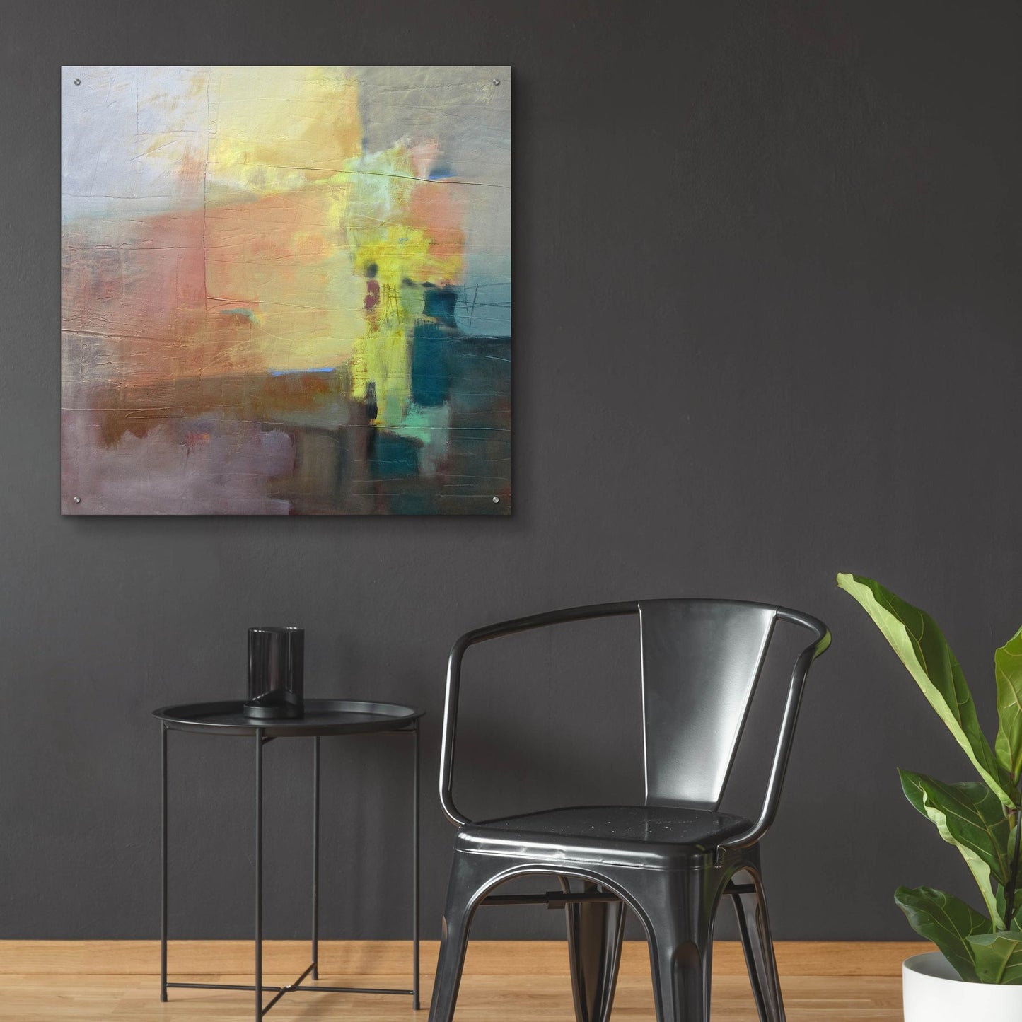 Epic Art 'Homage I' by Pam Hassler, Acrylic Glass Wall Art,36x36