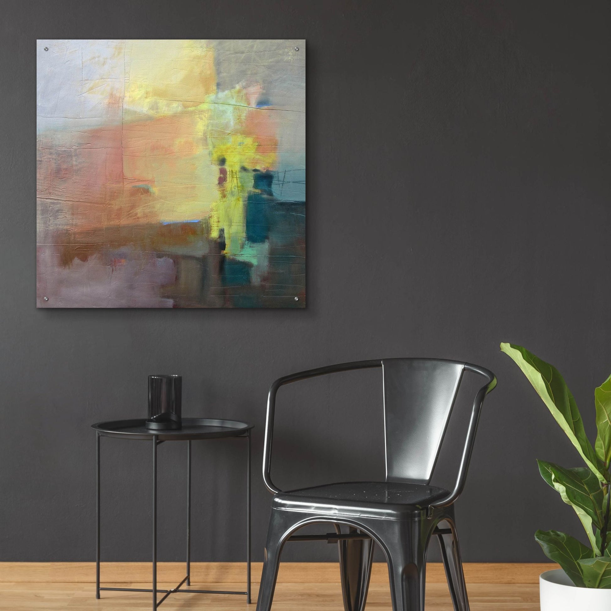 Epic Art 'Homage I' by Pam Hassler, Acrylic Glass Wall Art,36x36