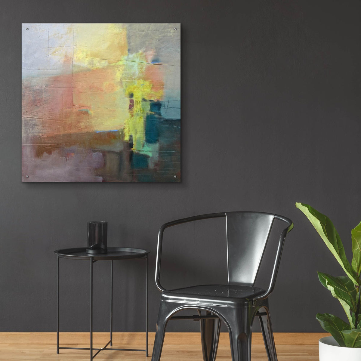 Epic Art 'Homage I' by Pam Hassler, Acrylic Glass Wall Art,36x36