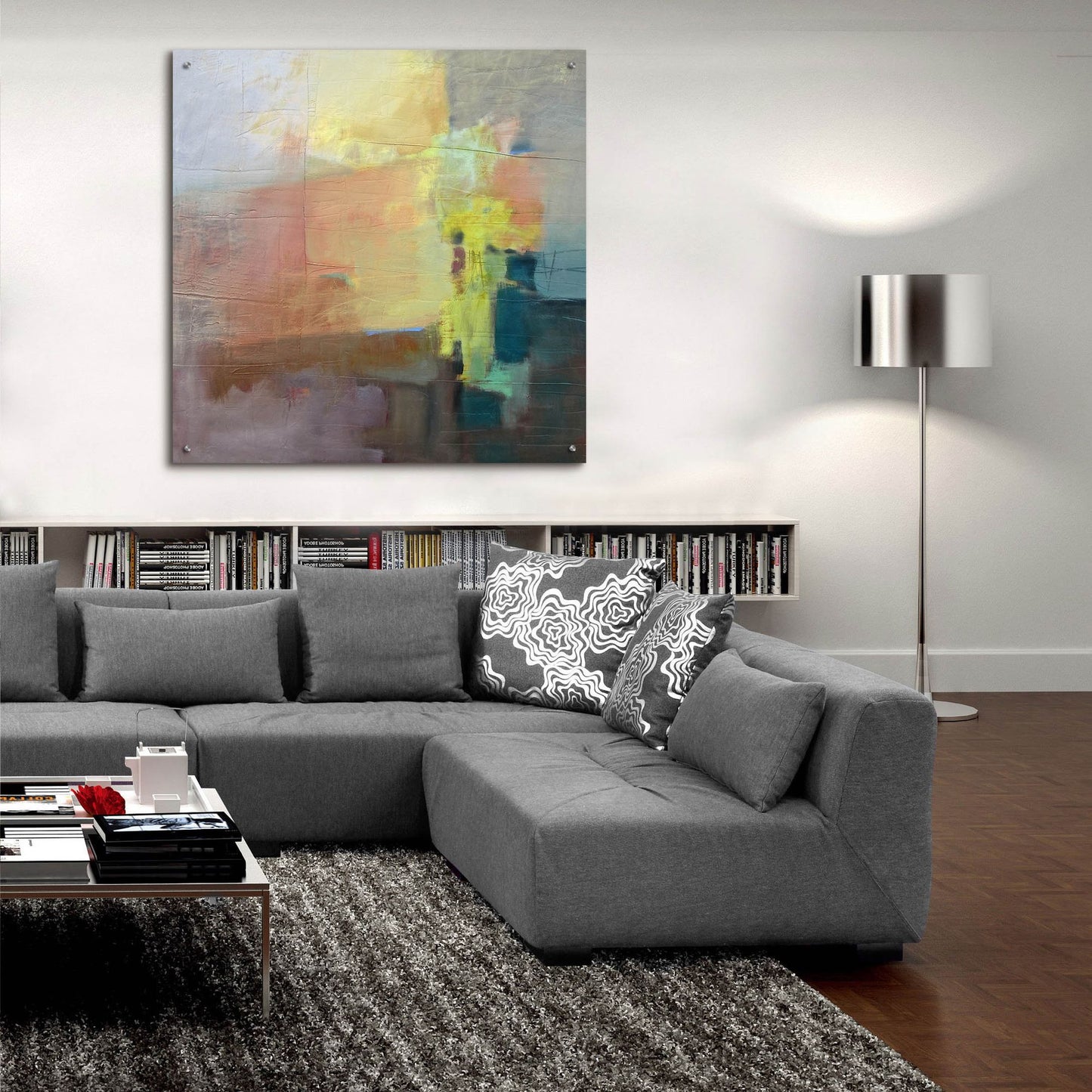 Epic Art 'Homage I' by Pam Hassler, Acrylic Glass Wall Art,36x36