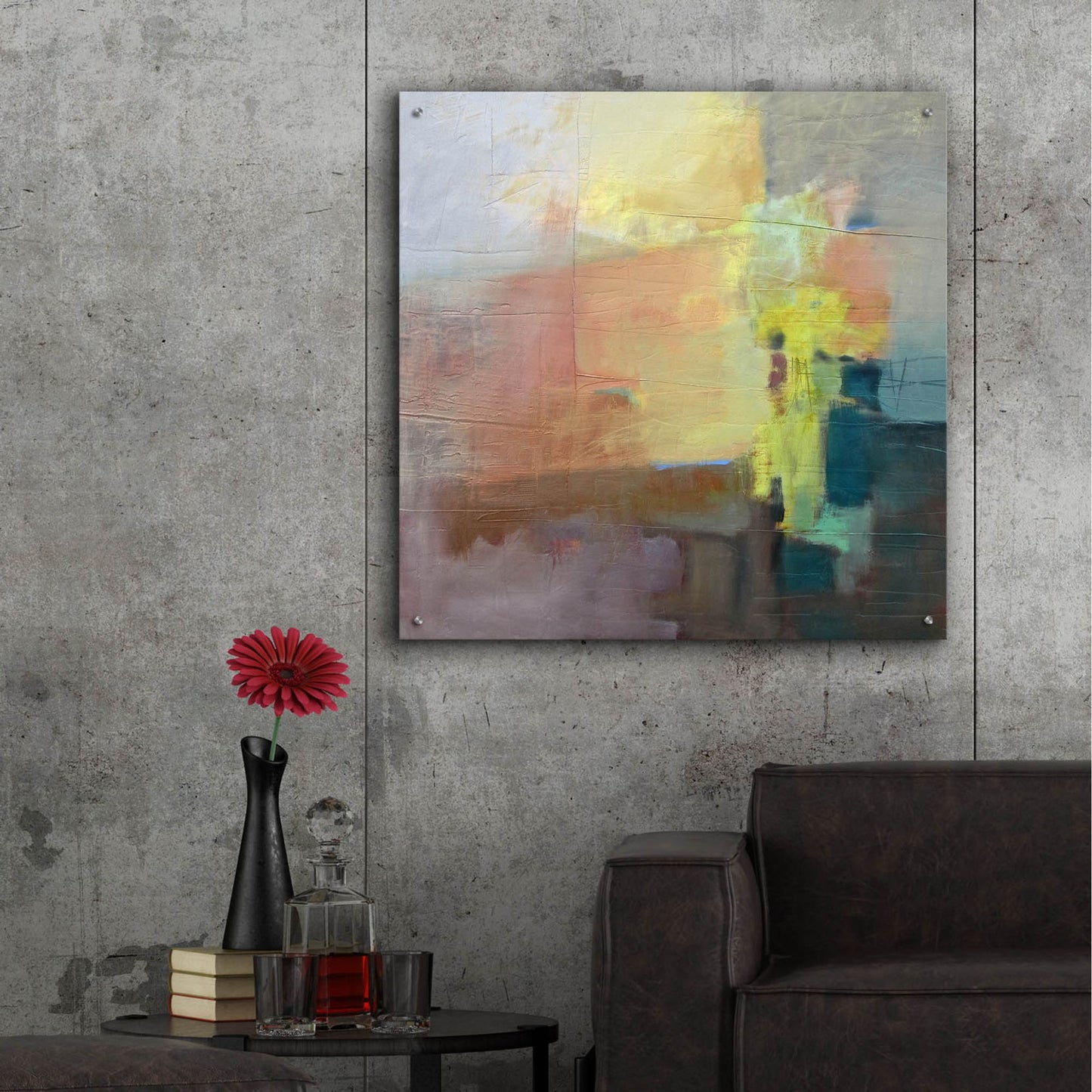 Epic Art 'Homage I' by Pam Hassler, Acrylic Glass Wall Art,36x36