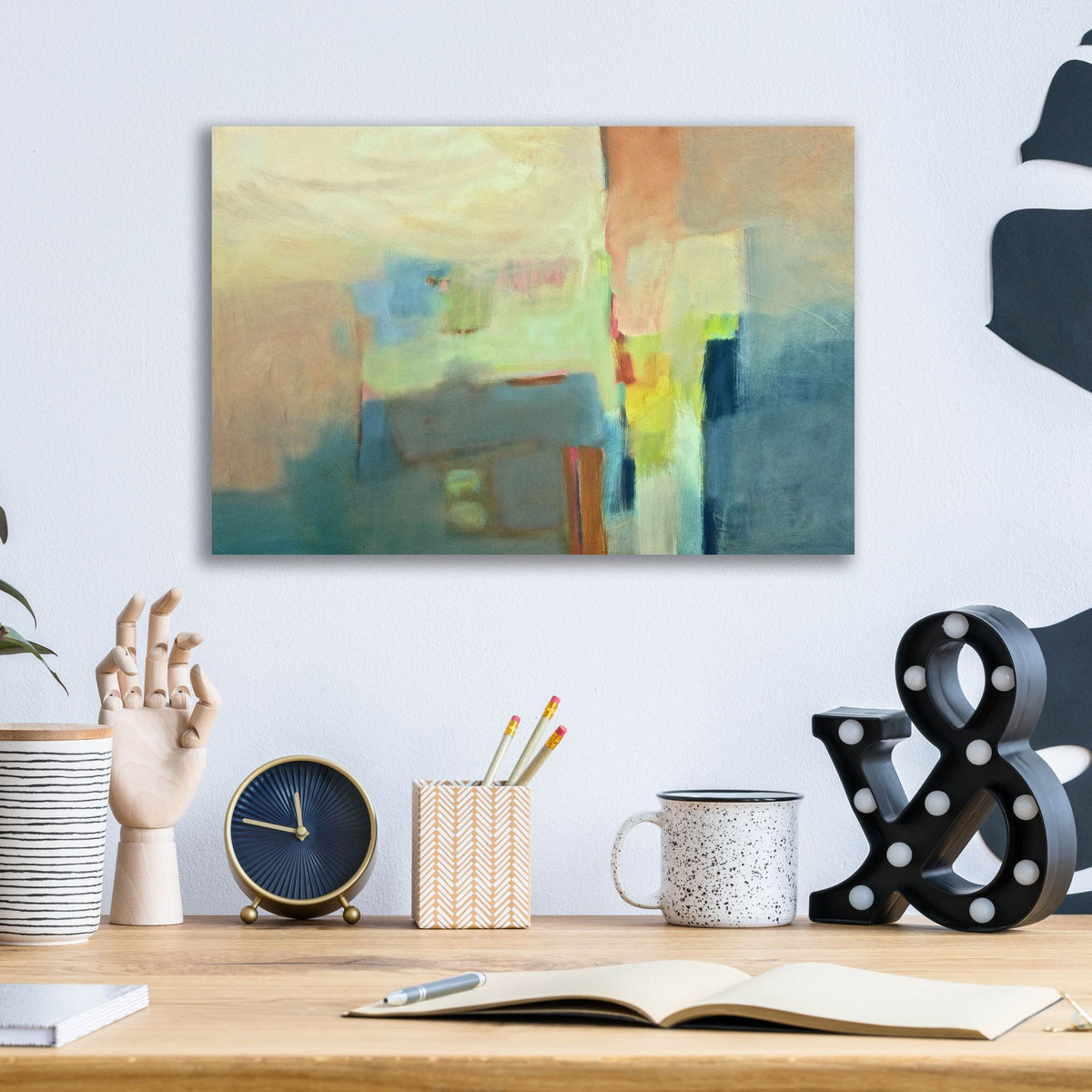 Epic Art 'Homage Ii' by Pam Hassler, Acrylic Glass Wall Art,16x12