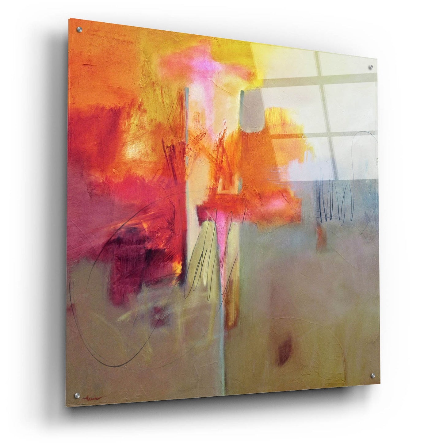 Epic Art 'Second Chances Iii' by Pam Hassler, Acrylic Glass Wall Art,36x36