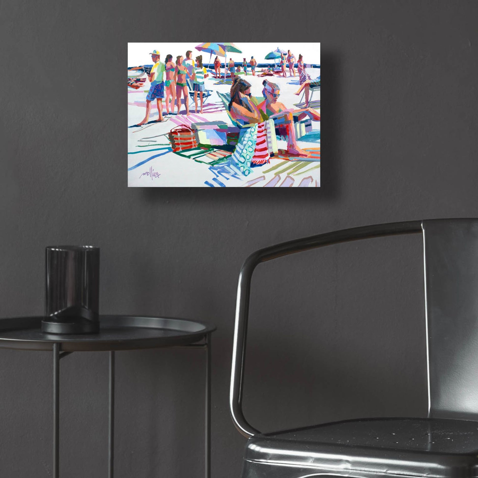Epic Art 'Beach Party' by Patti Mollica, Acrylic Glass Wall Art,16x12