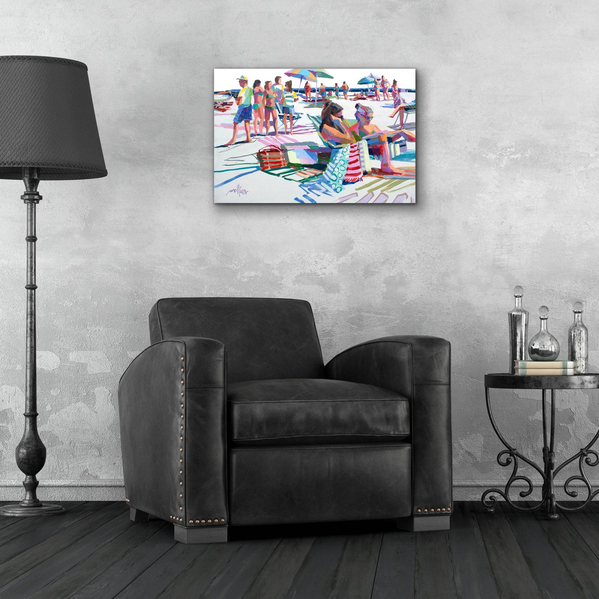 Epic Art 'Beach Party' by Patti Mollica, Acrylic Glass Wall Art,24x16