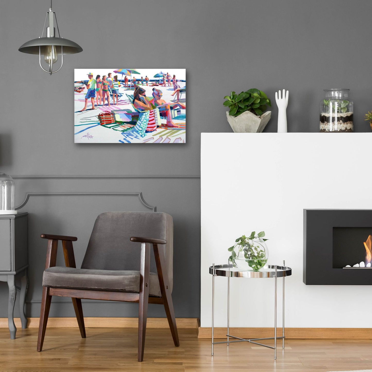 Epic Art 'Beach Party' by Patti Mollica, Acrylic Glass Wall Art,24x16