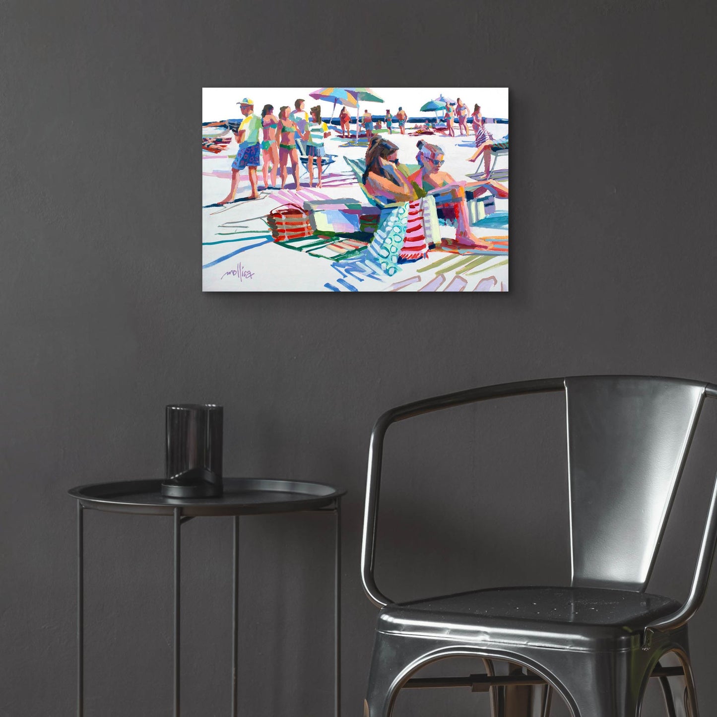 Epic Art 'Beach Party' by Patti Mollica, Acrylic Glass Wall Art,24x16