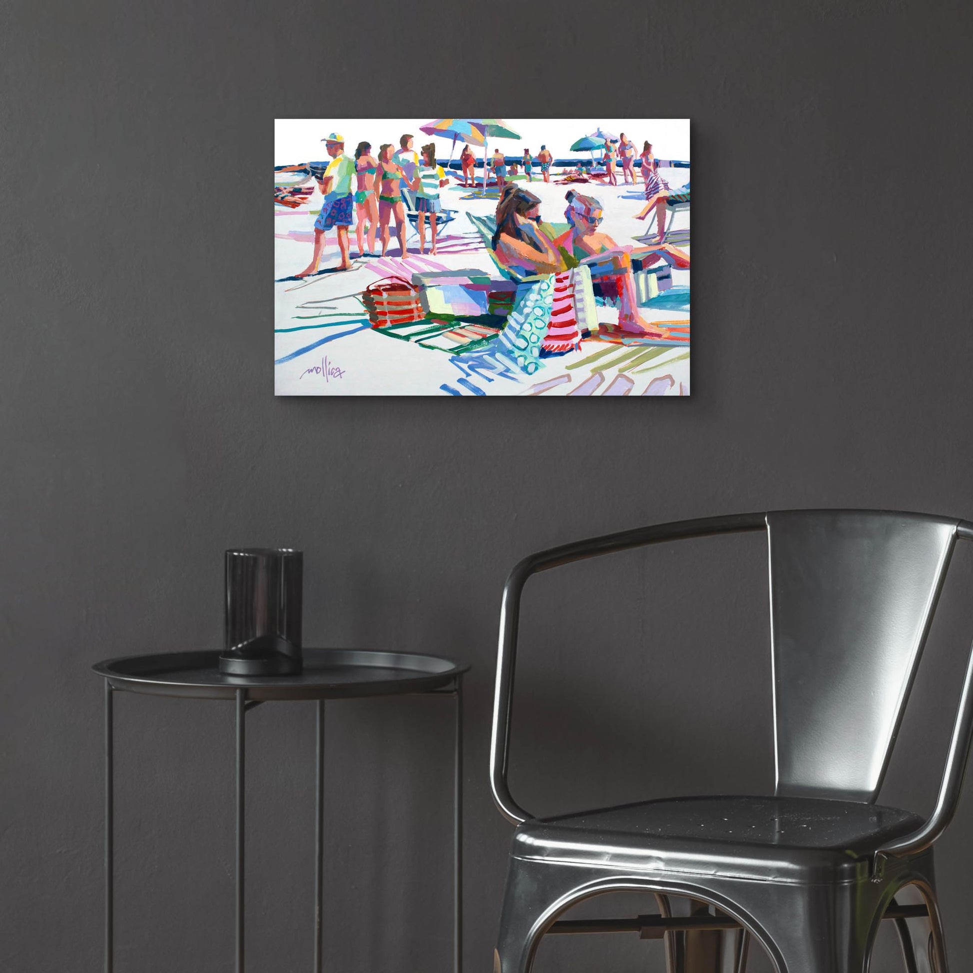 Epic Art 'Beach Party' by Patti Mollica, Acrylic Glass Wall Art,24x16
