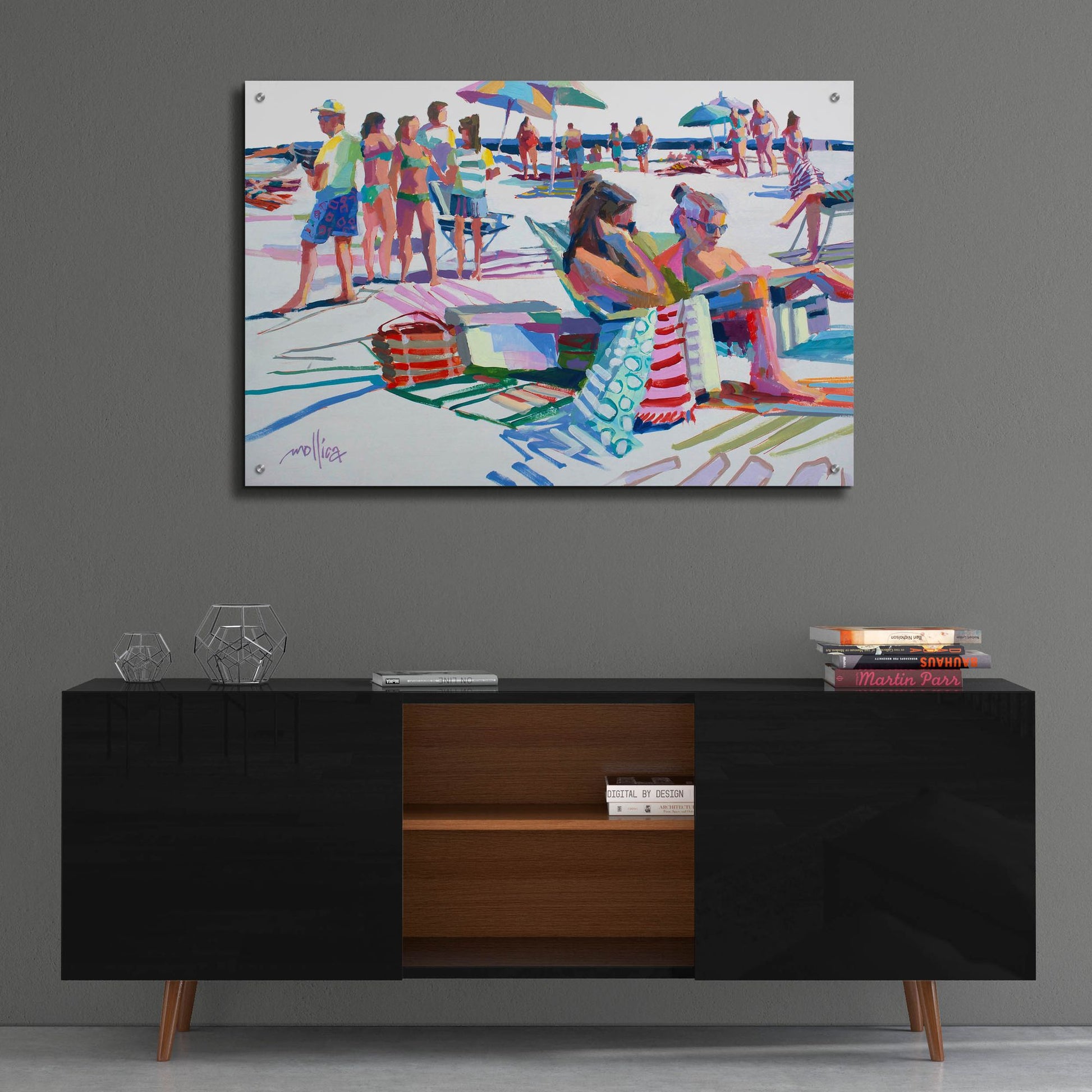 Epic Art 'Beach Party' by Patti Mollica, Acrylic Glass Wall Art,36x24