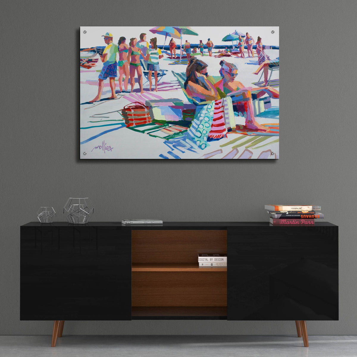 Epic Art 'Beach Party' by Patti Mollica, Acrylic Glass Wall Art,36x24