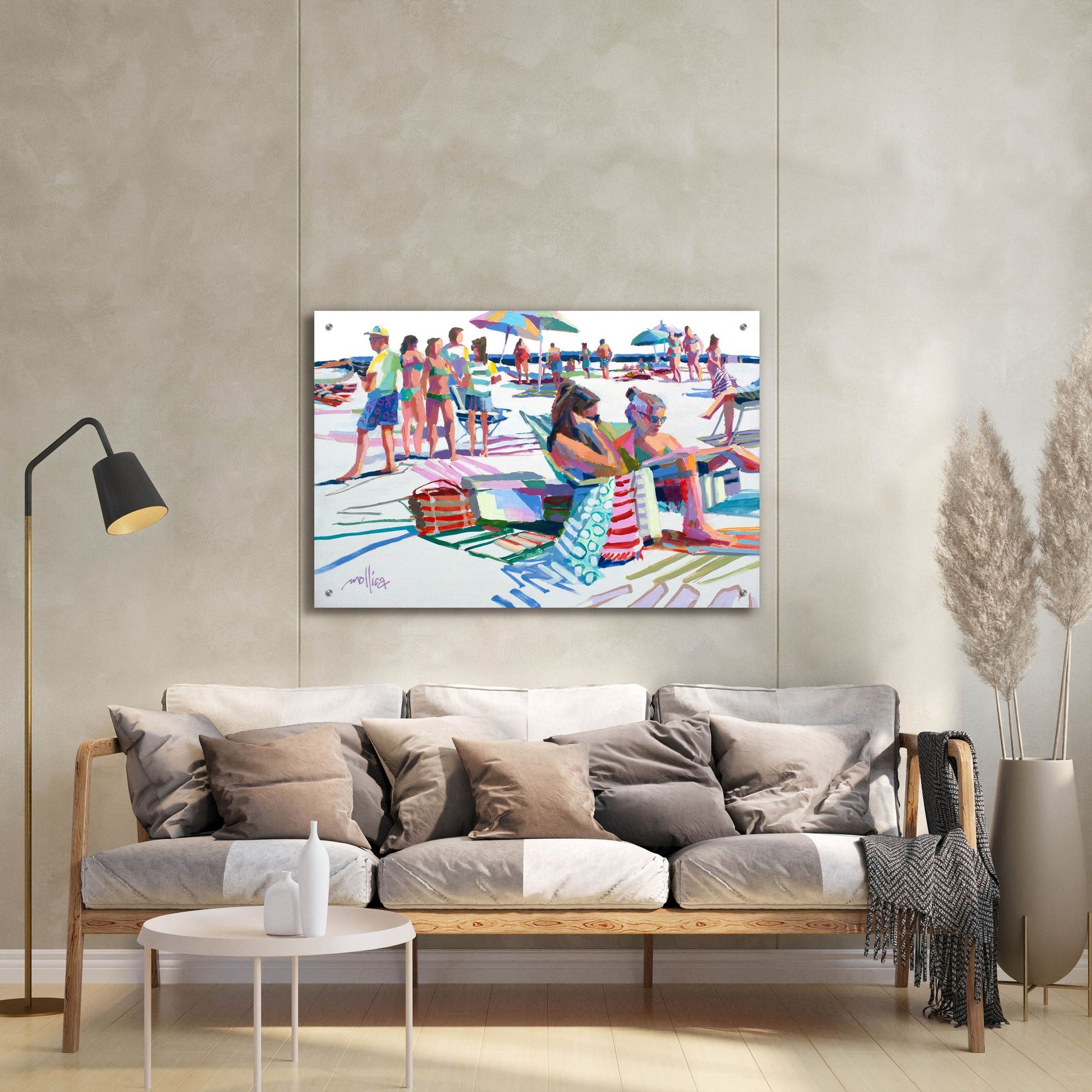 Epic Art 'Beach Party' by Patti Mollica, Acrylic Glass Wall Art,36x24