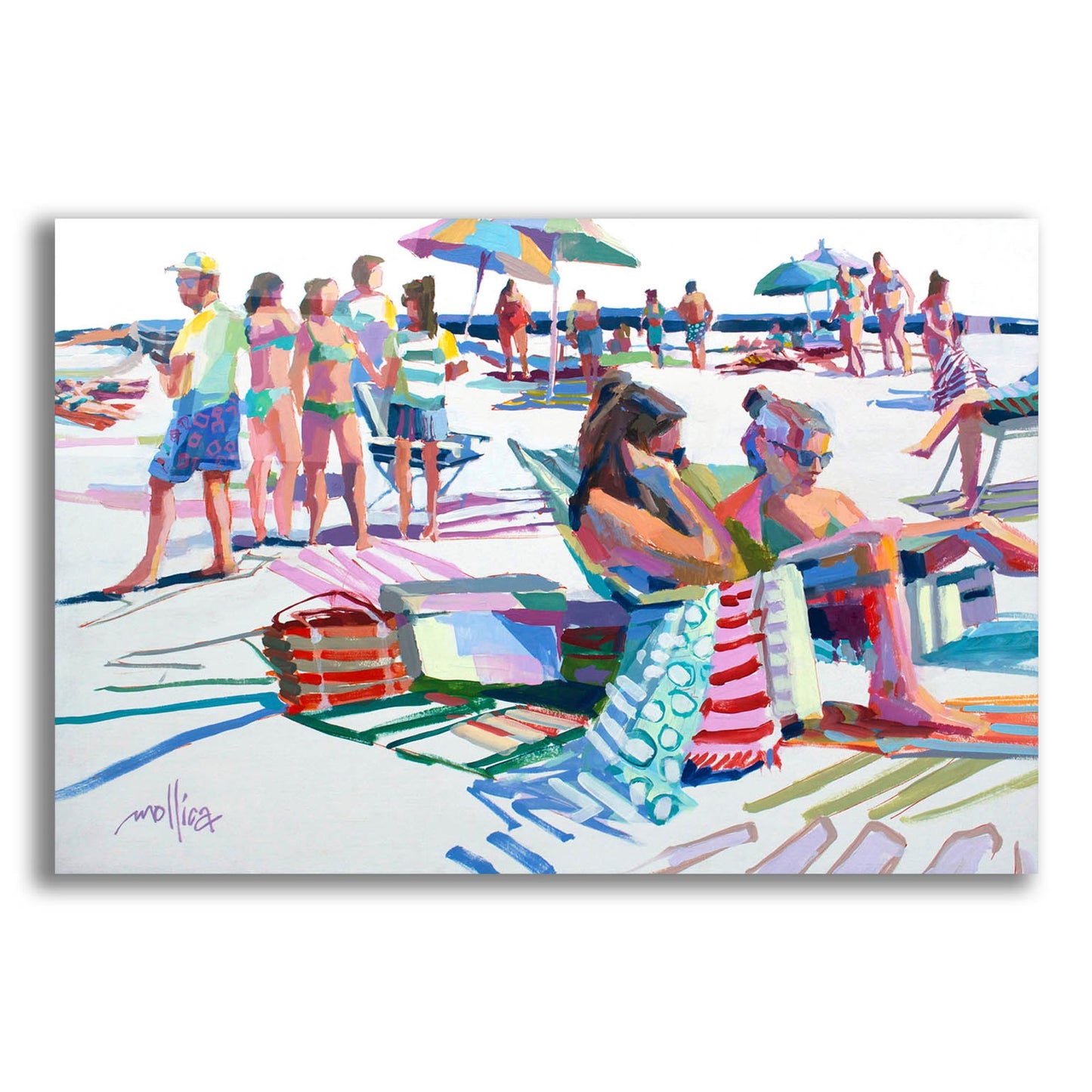 Epic Art 'Beach Party' by Patti Mollica, Acrylic Glass Wall Art