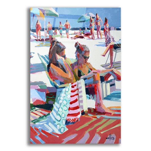 Epic Art 'Beach Gossip' by Patti Mollica, Acrylic Glass Wall Art