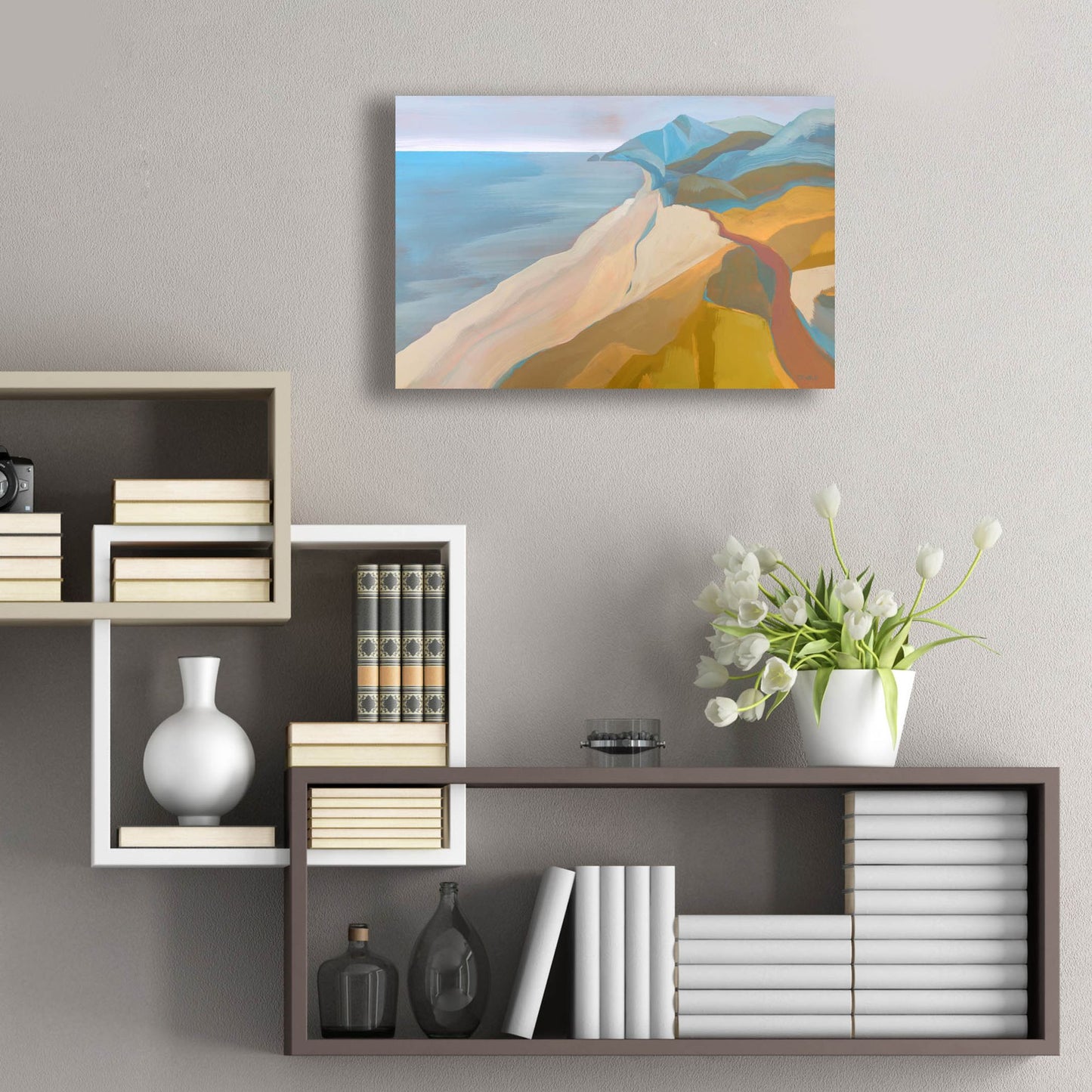 Epic Art 'Point Mugu' by Pete Oswald, Acrylic Glass Wall Art,24x16