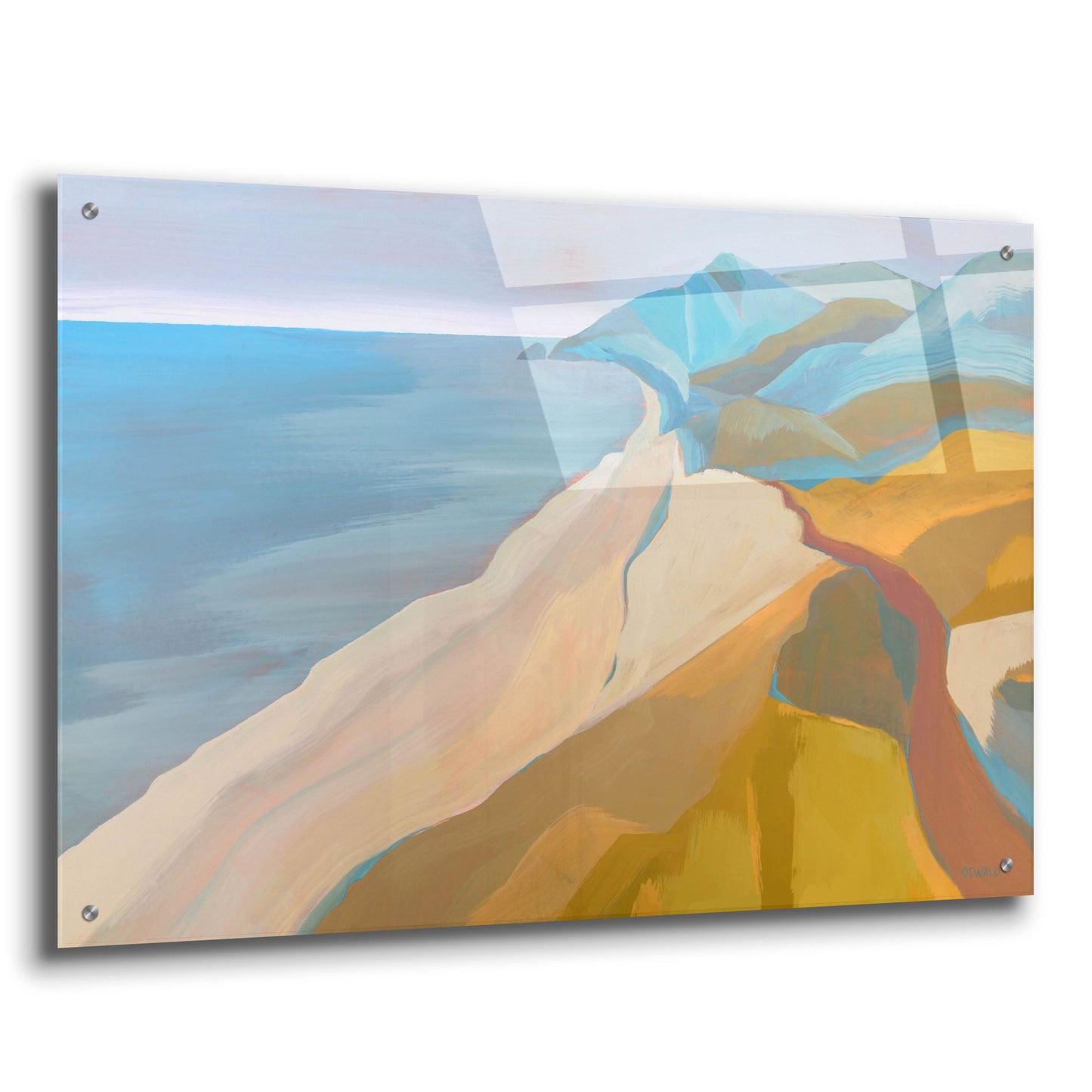 Epic Art 'Point Mugu' by Pete Oswald, Acrylic Glass Wall Art,36x24