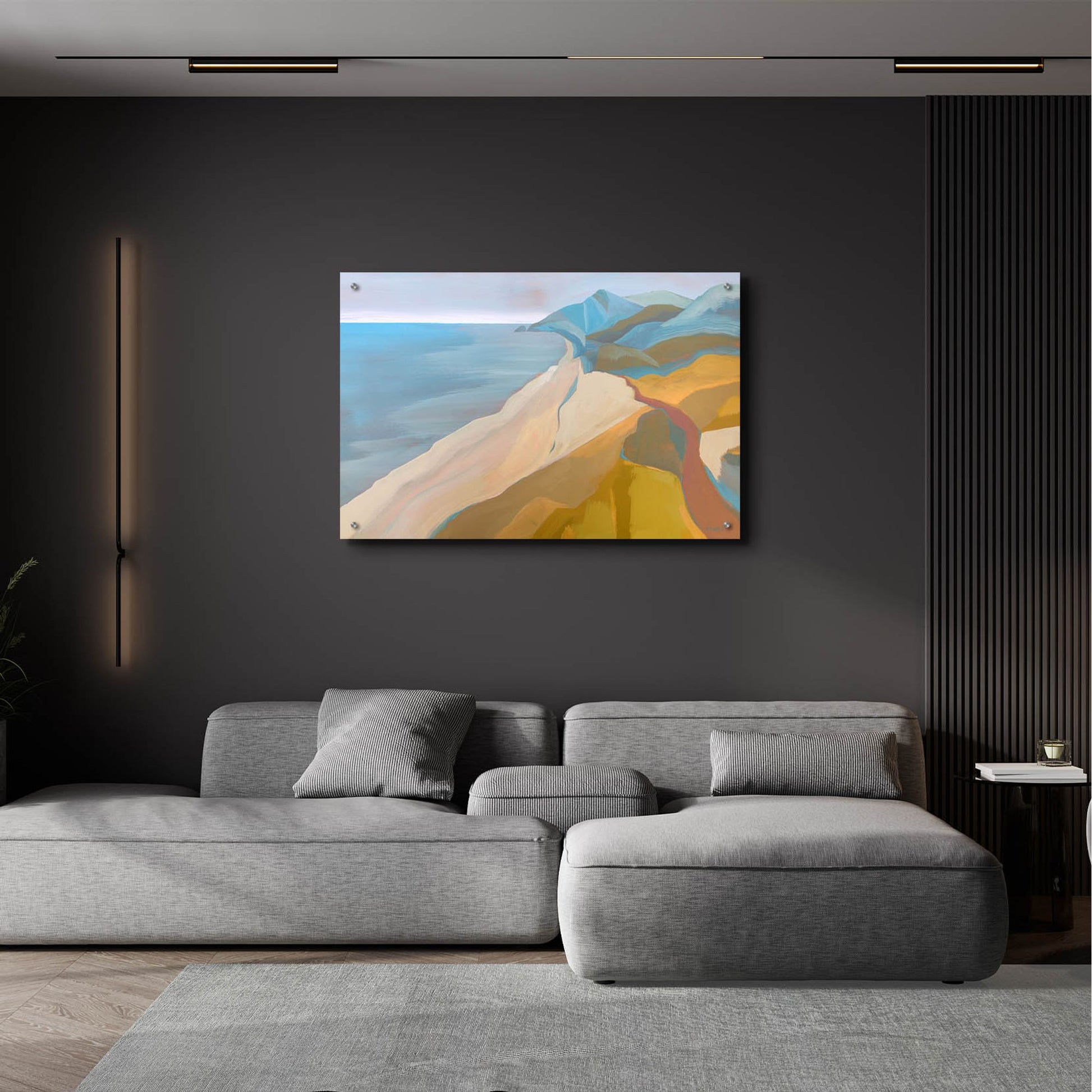 Epic Art 'Point Mugu' by Pete Oswald, Acrylic Glass Wall Art,36x24