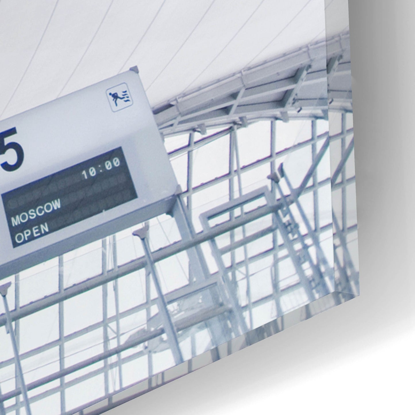 Epic Art 'Airport' by Photoinc Studio, Acrylic Glass Wall Art,12x16