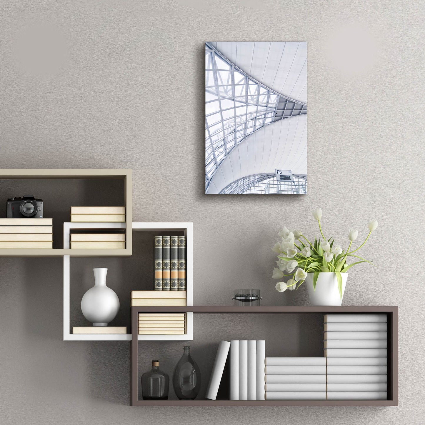 Epic Art 'Airport' by Photoinc Studio, Acrylic Glass Wall Art,16x24