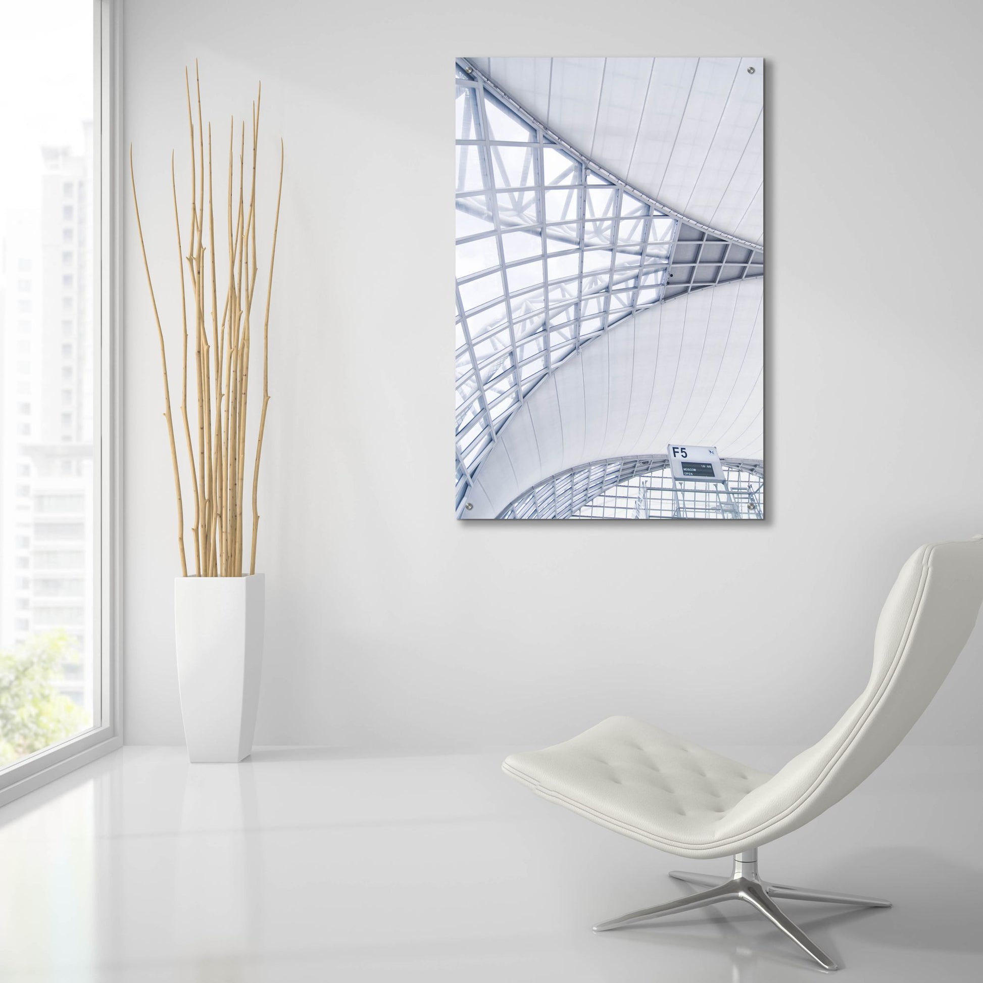 Epic Art 'Airport' by Photoinc Studio, Acrylic Glass Wall Art,24x36
