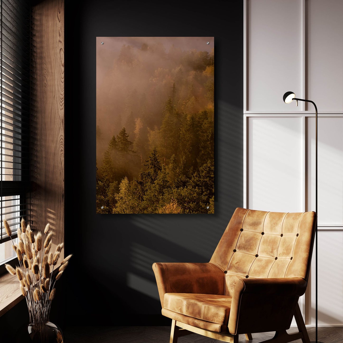 Epic Art 'Autumn Forest' by Photoinc Studio, Acrylic Glass Wall Art,24x36