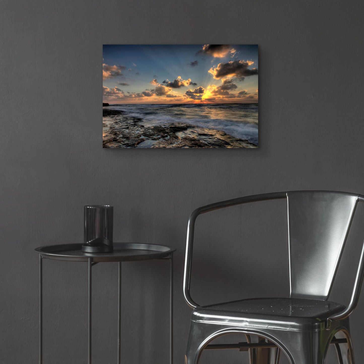 Epic Art 'Beach 1' by Photoinc Studio, Acrylic Glass Wall Art,24x16