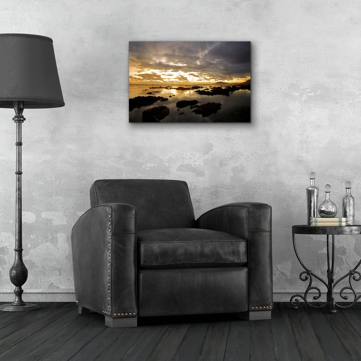 Epic Art 'Beach 2' by Photoinc Studio, Acrylic Glass Wall Art,24x16