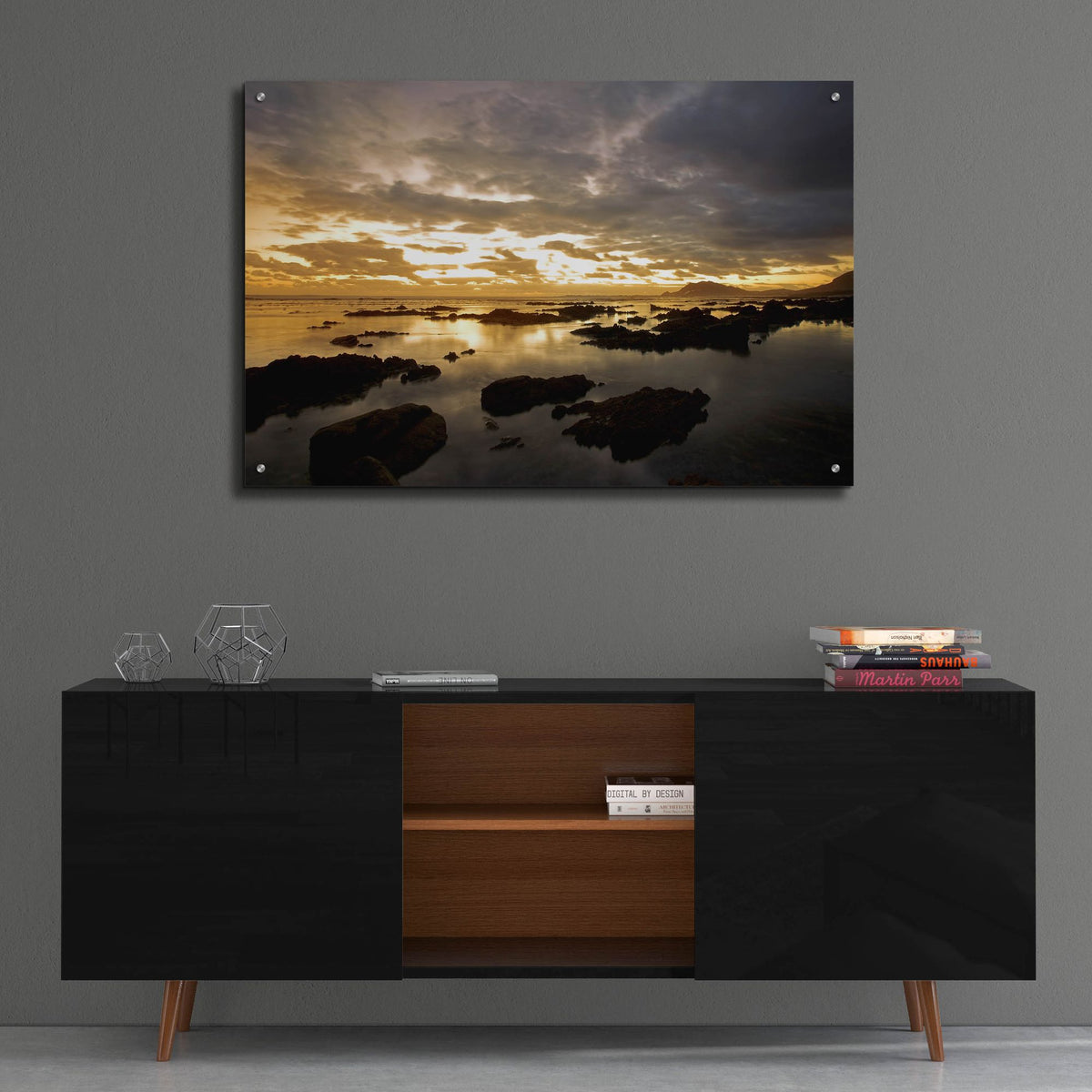 Epic Art 'Beach 2' by Photoinc Studio, Acrylic Glass Wall Art,36x24