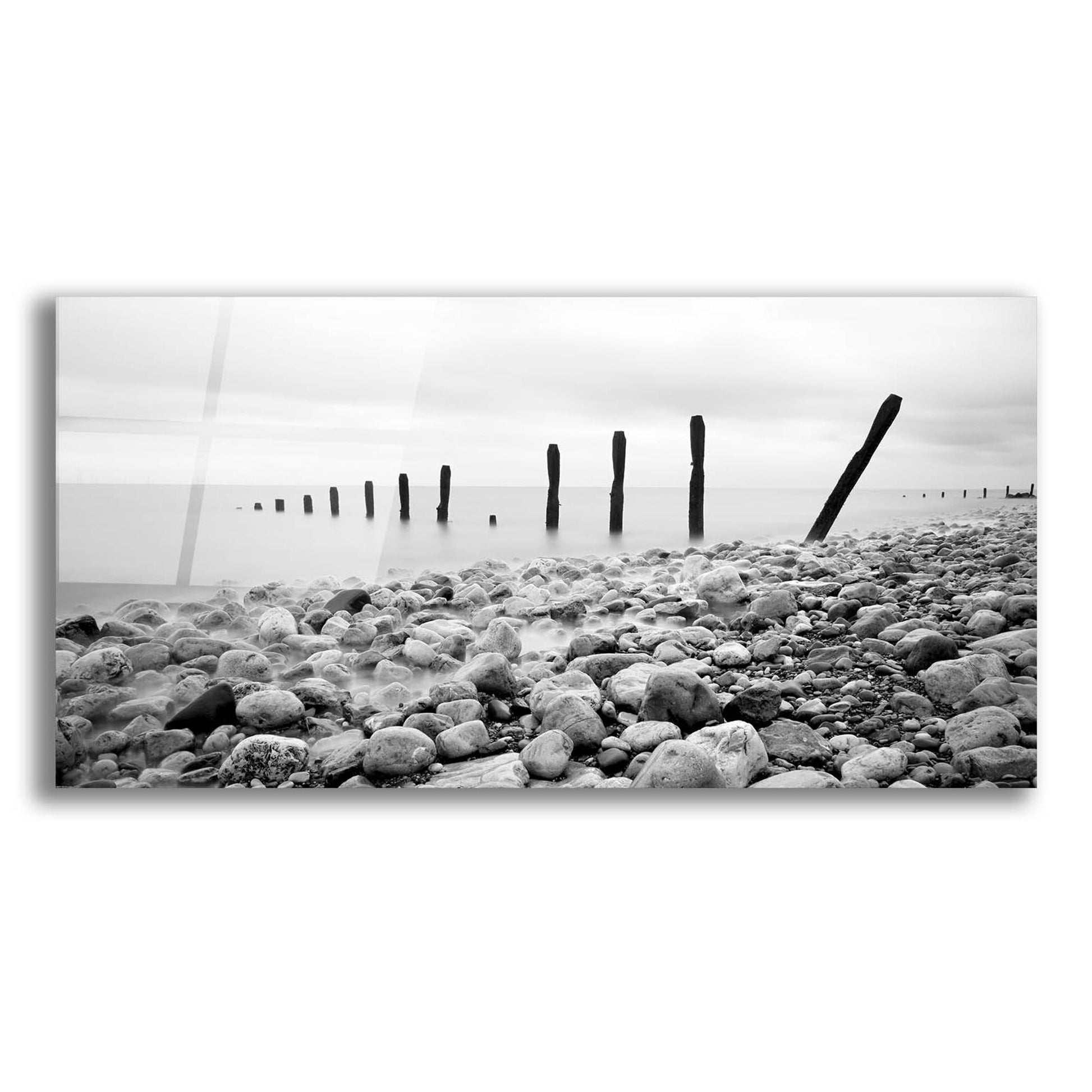 Epic Art 'Beach Pebbles' by Photoinc Studio, Acrylic Glass Wall Art