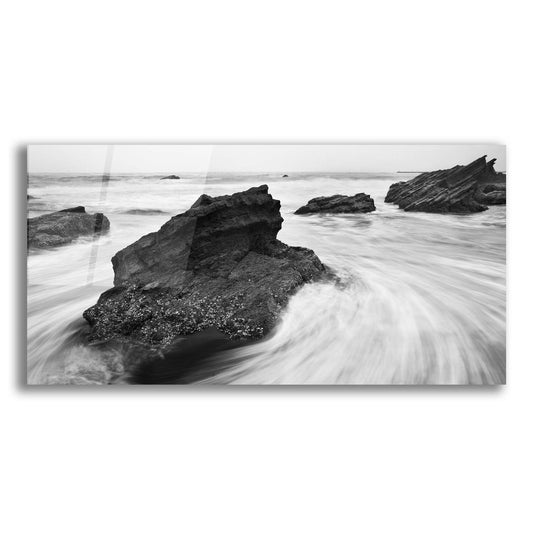 Epic Art 'Beach Rocks 2' by Photoinc Studio, Acrylic Glass Wall Art