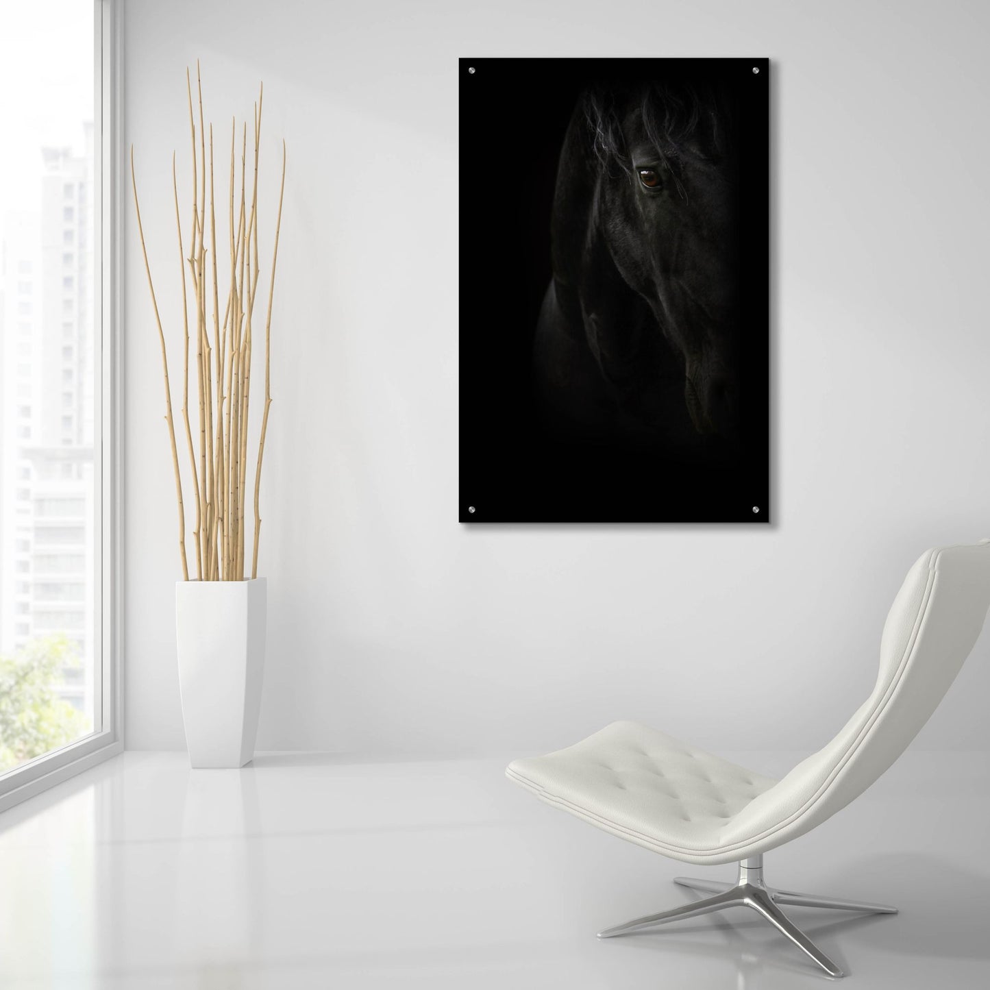 Epic Art 'Black Pearl' by Photoinc Studio, Acrylic Glass Wall Art,24x36