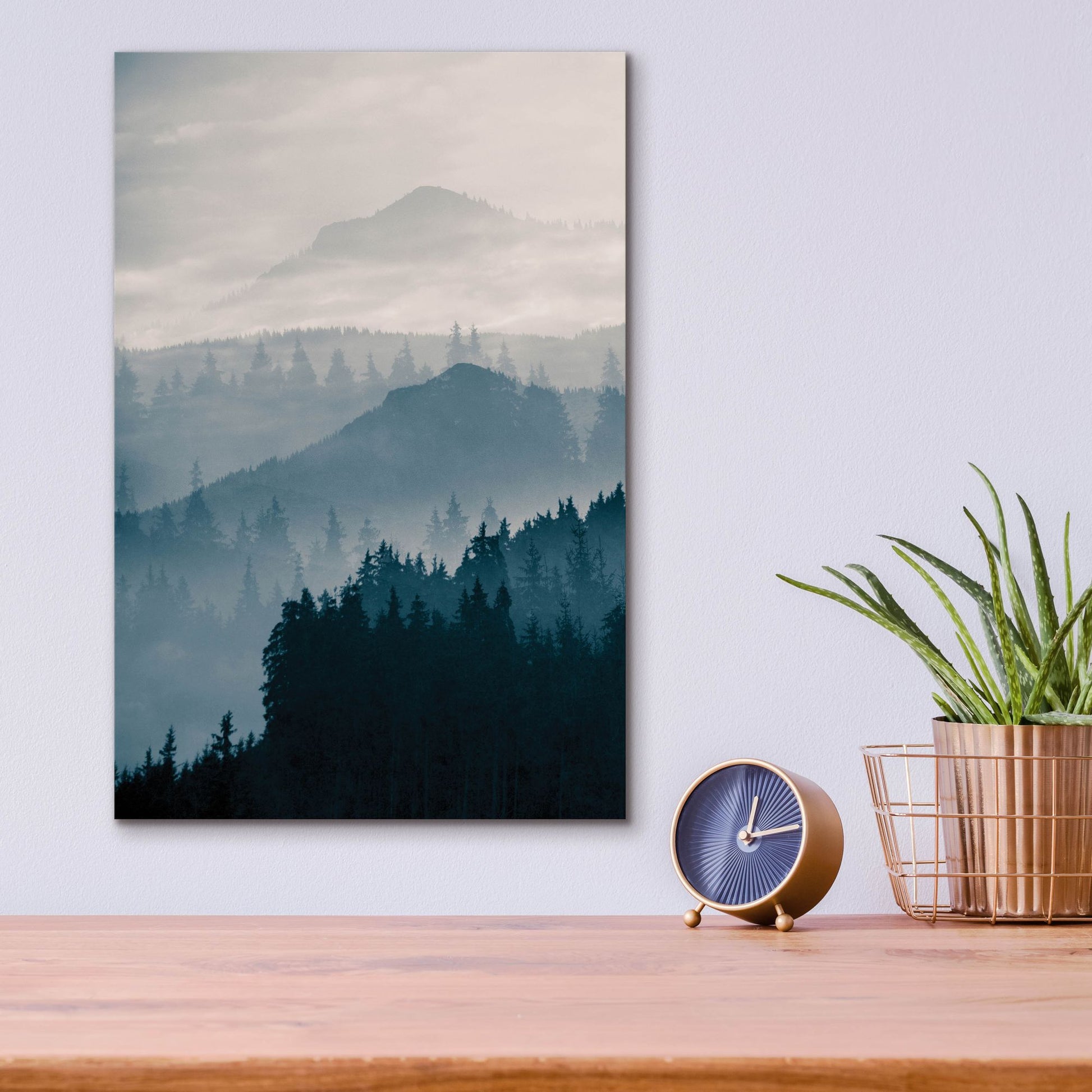 Epic Art 'Blue Mountains I' by Photoinc Studio, Acrylic Glass Wall Art,12x16