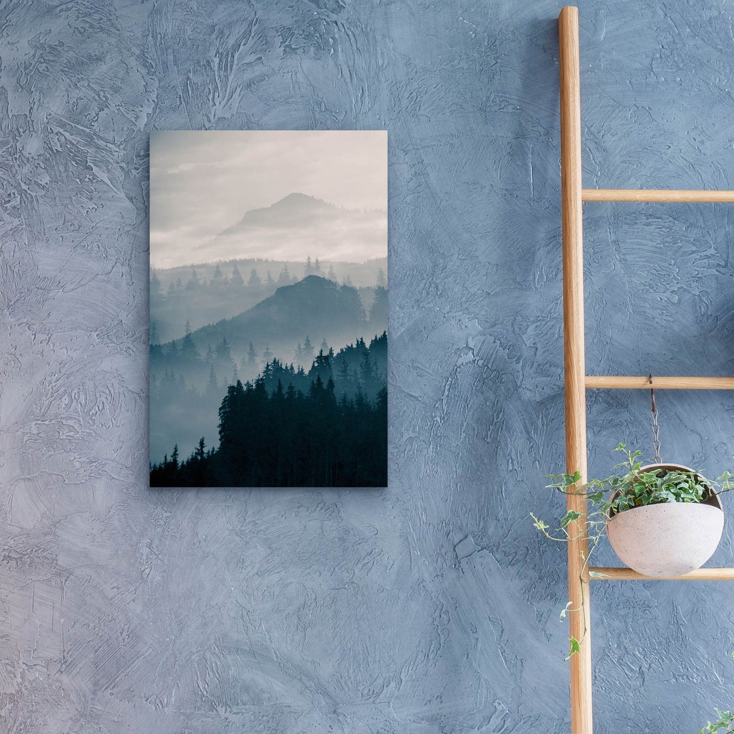 Epic Art 'Blue Mountains I' by Photoinc Studio, Acrylic Glass Wall Art,16x24