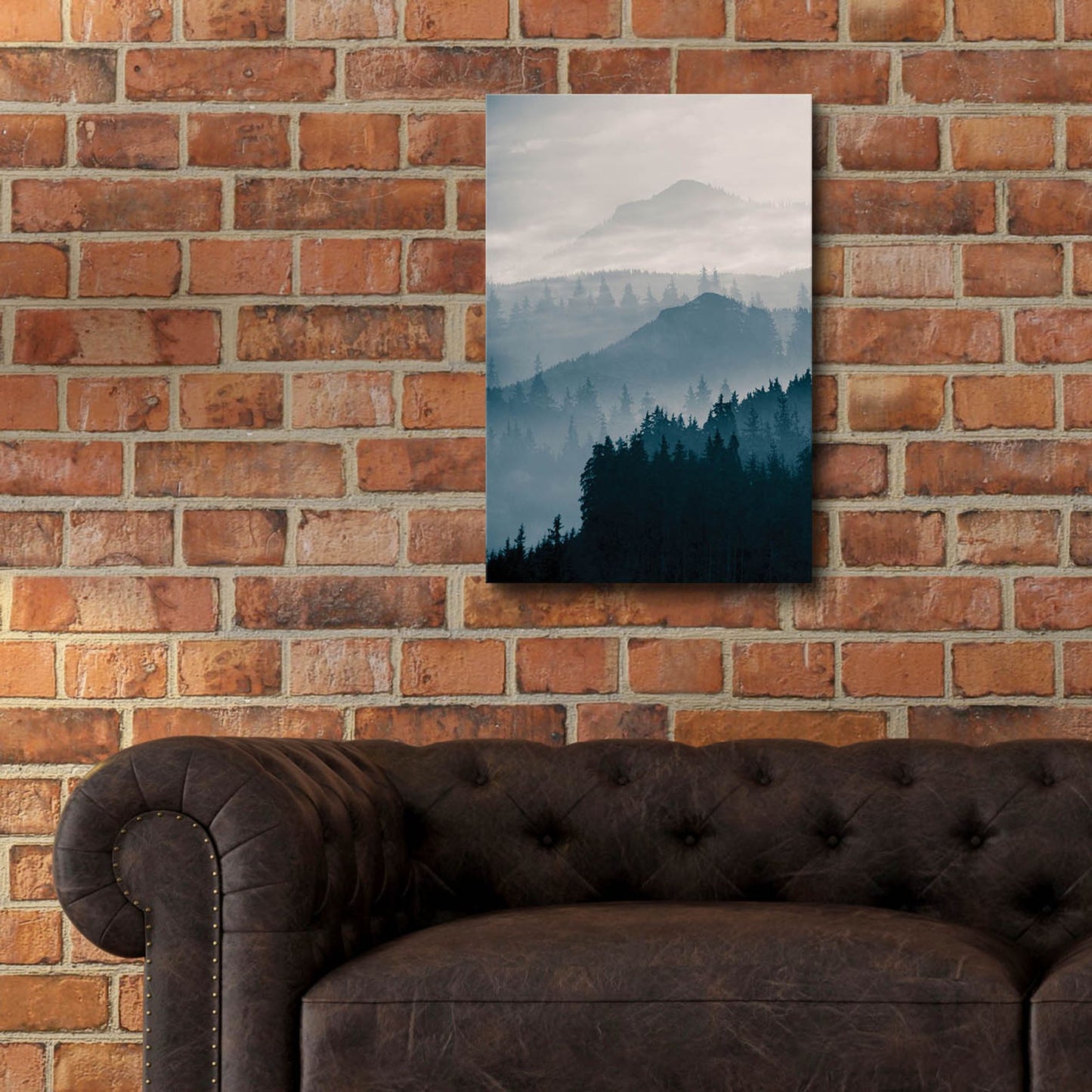 Epic Art 'Blue Mountains I' by Photoinc Studio, Acrylic Glass Wall Art,16x24